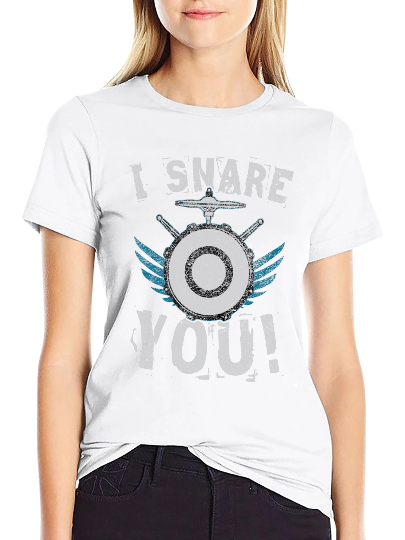 I Snare You! Drummer Graphic T-Shirt