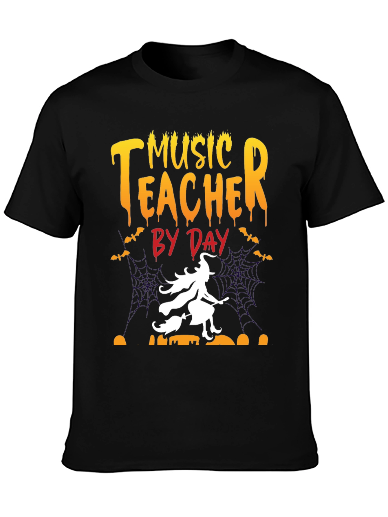 Music Teacher By Day Halloween T-Shirt