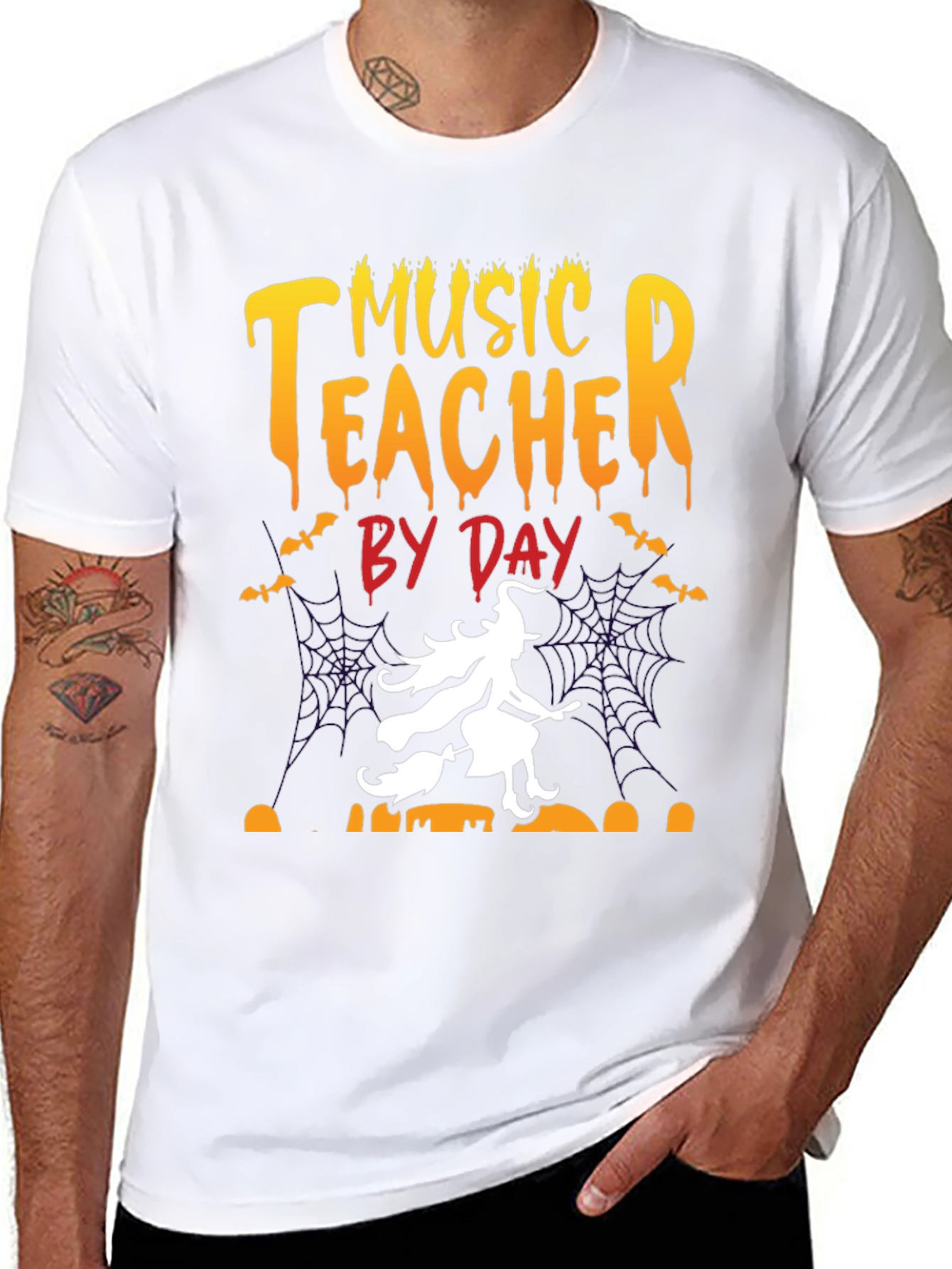 Music Teacher By Day Halloween T-Shirt