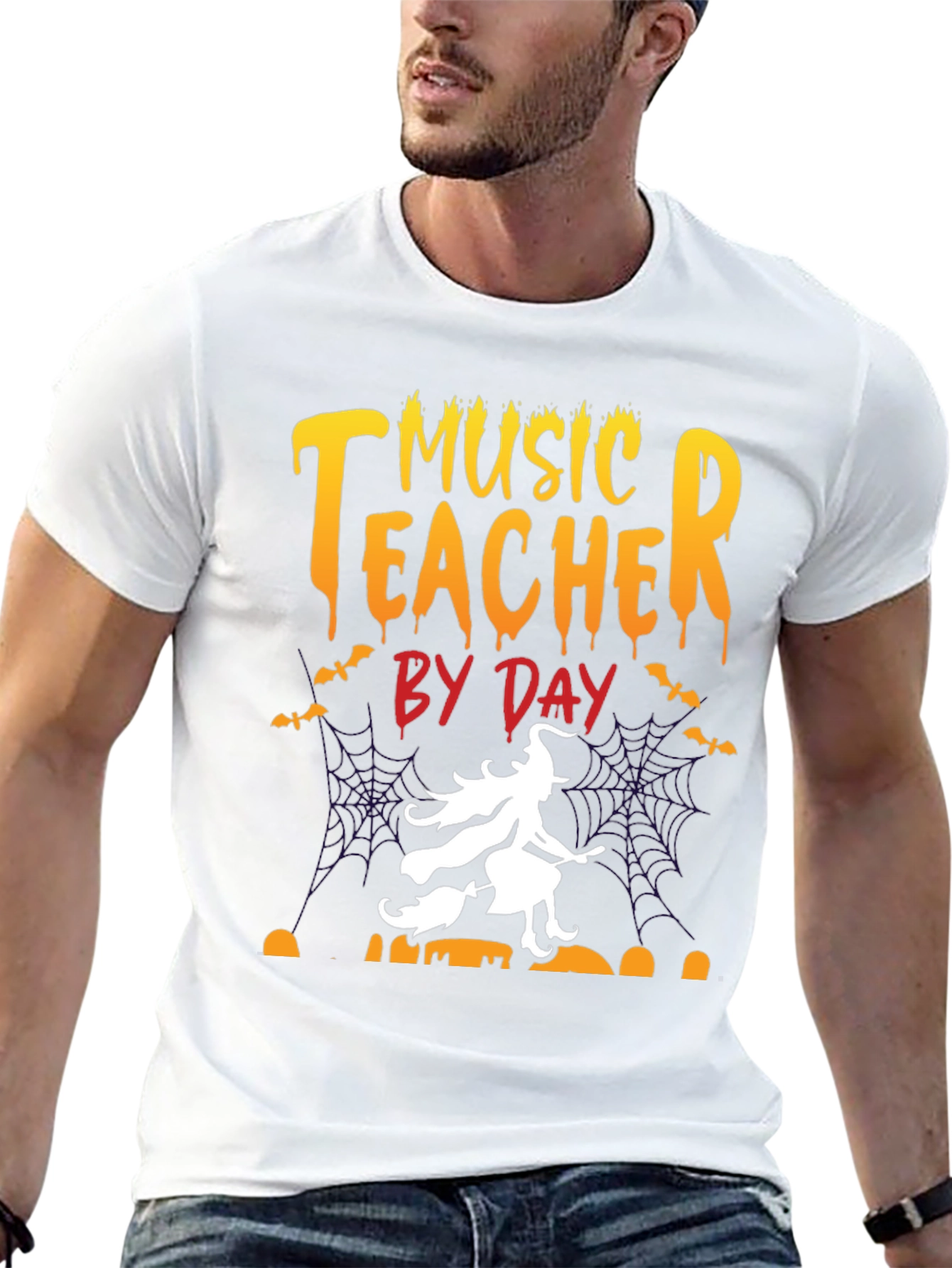 Music Teacher By Day Halloween T-Shirt
