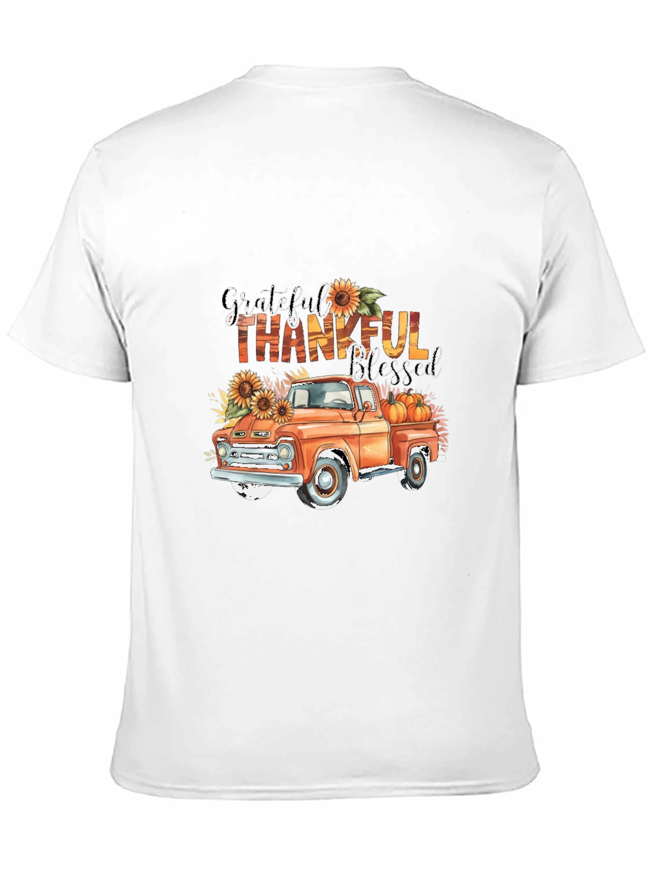 Grateful Thankful Blessed Truck T-Shirt