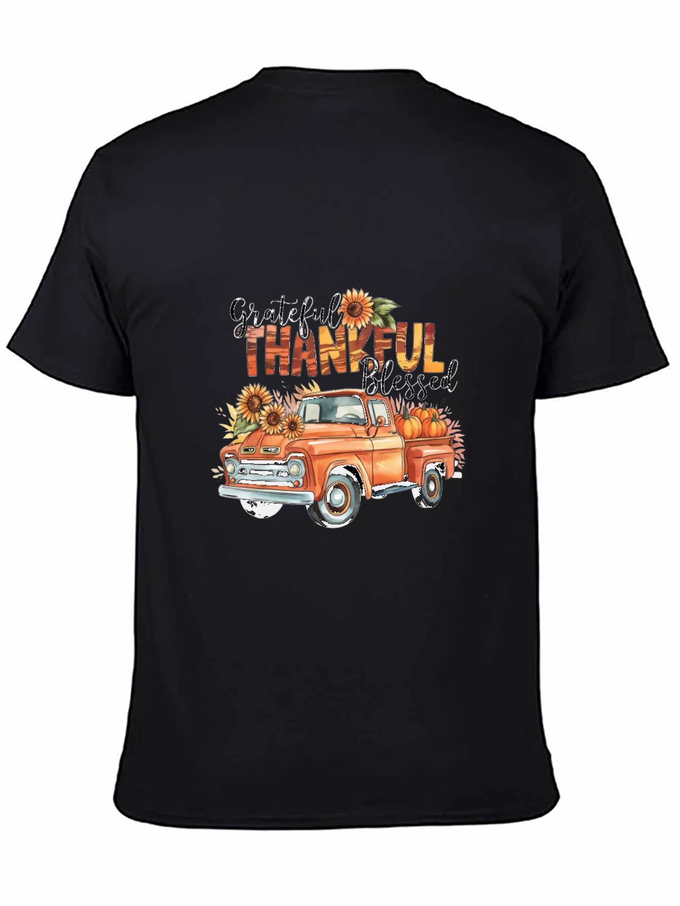 Grateful Thankful Blessed Truck T-Shirt