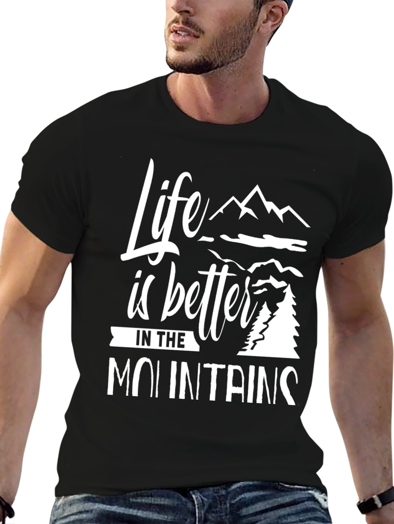 Life is Better in the Mountains Graphic T-Shirt