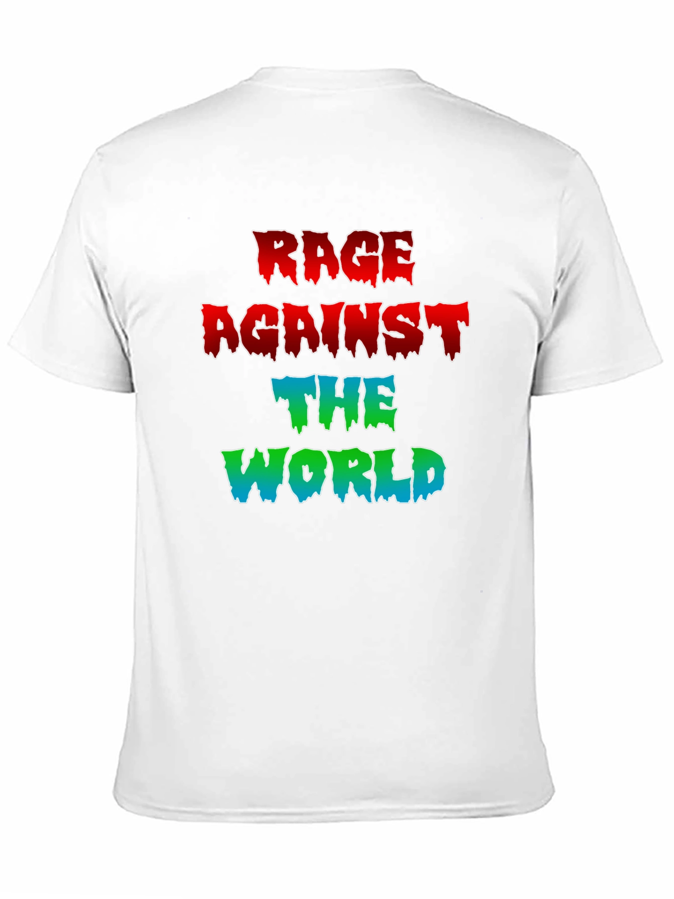 Rage Against The World Graphic Tee - Black