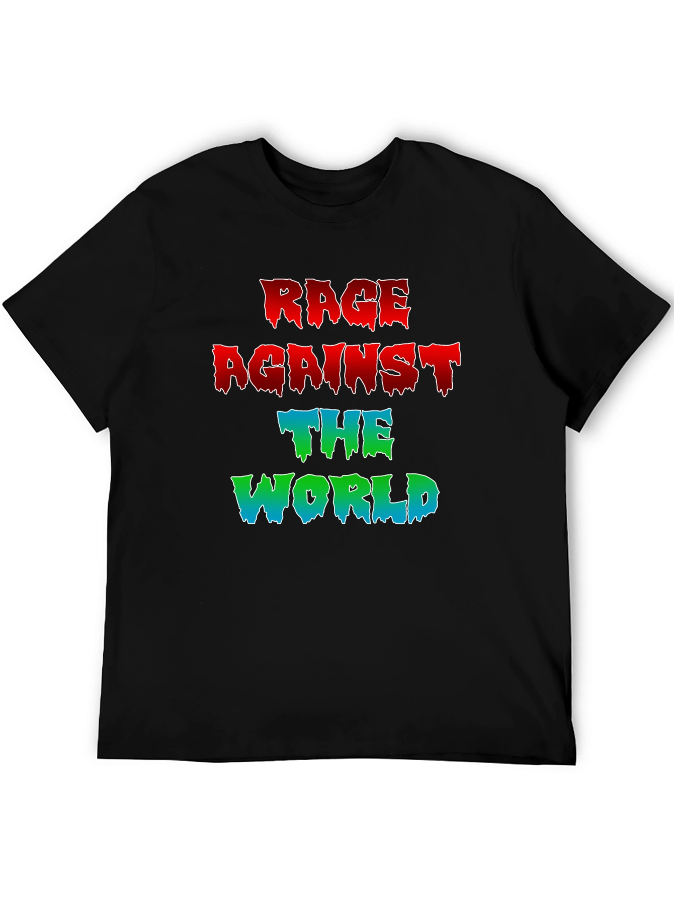 Rage Against The World Graphic Tee - Black