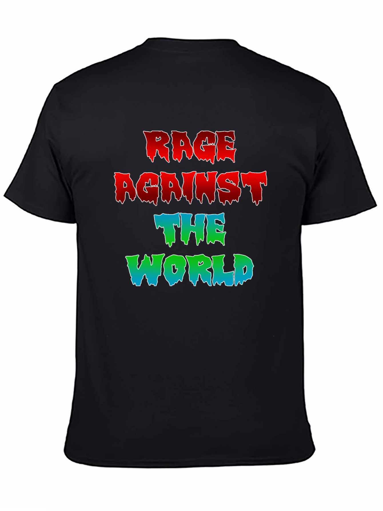 Rage Against The World Graphic Tee - Black