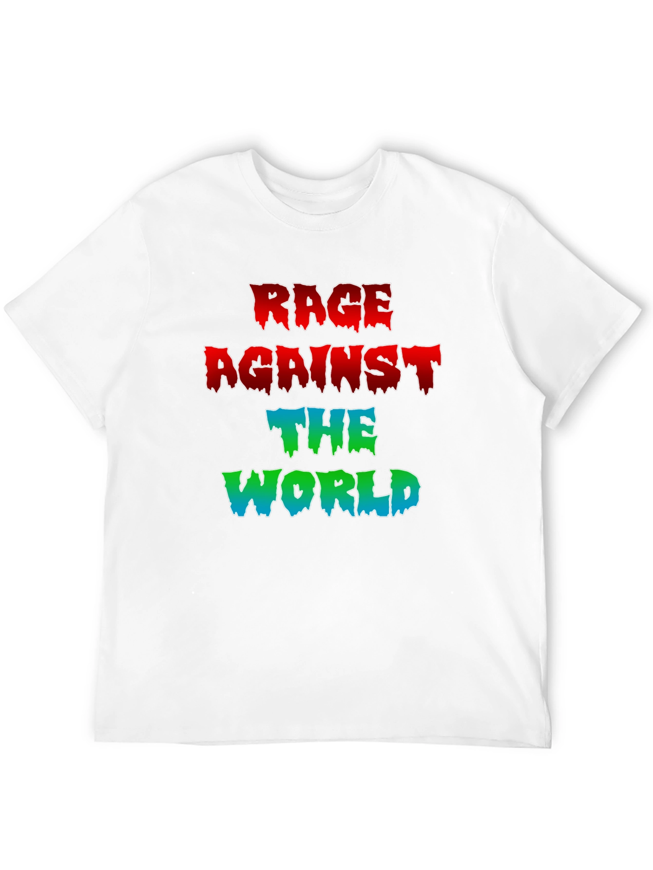 Rage Against The World Graphic Tee - Black