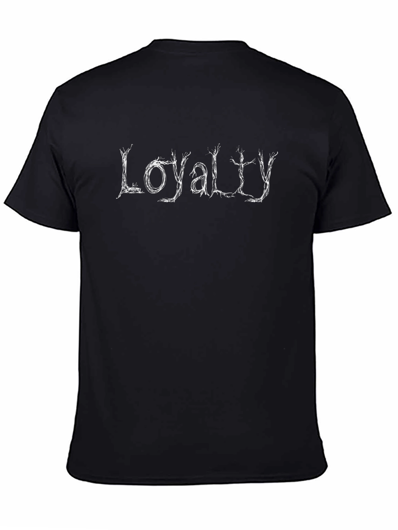 Loyalty Graphic Print Black T-Shirt