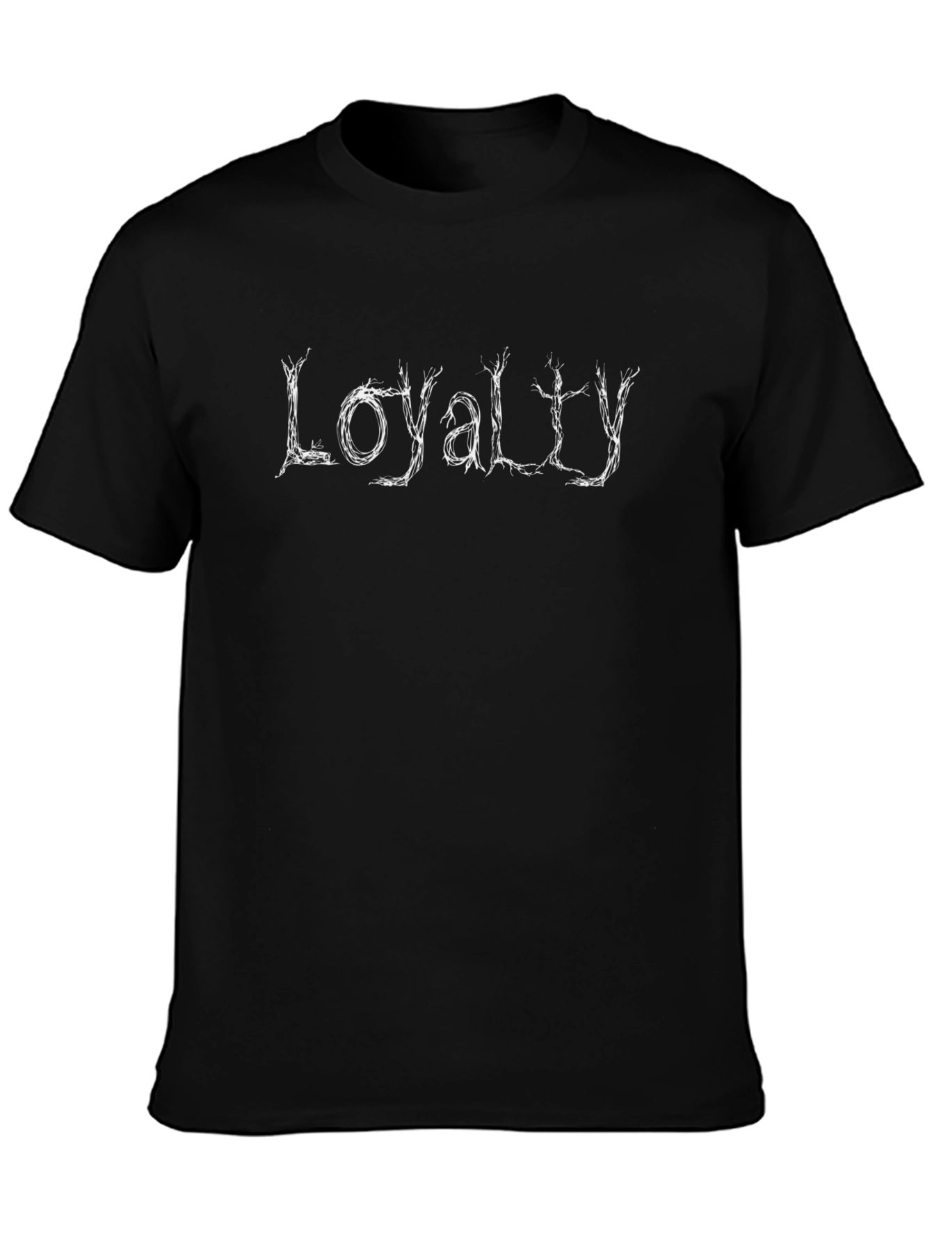 Loyalty Graphic Print Black T-Shirt