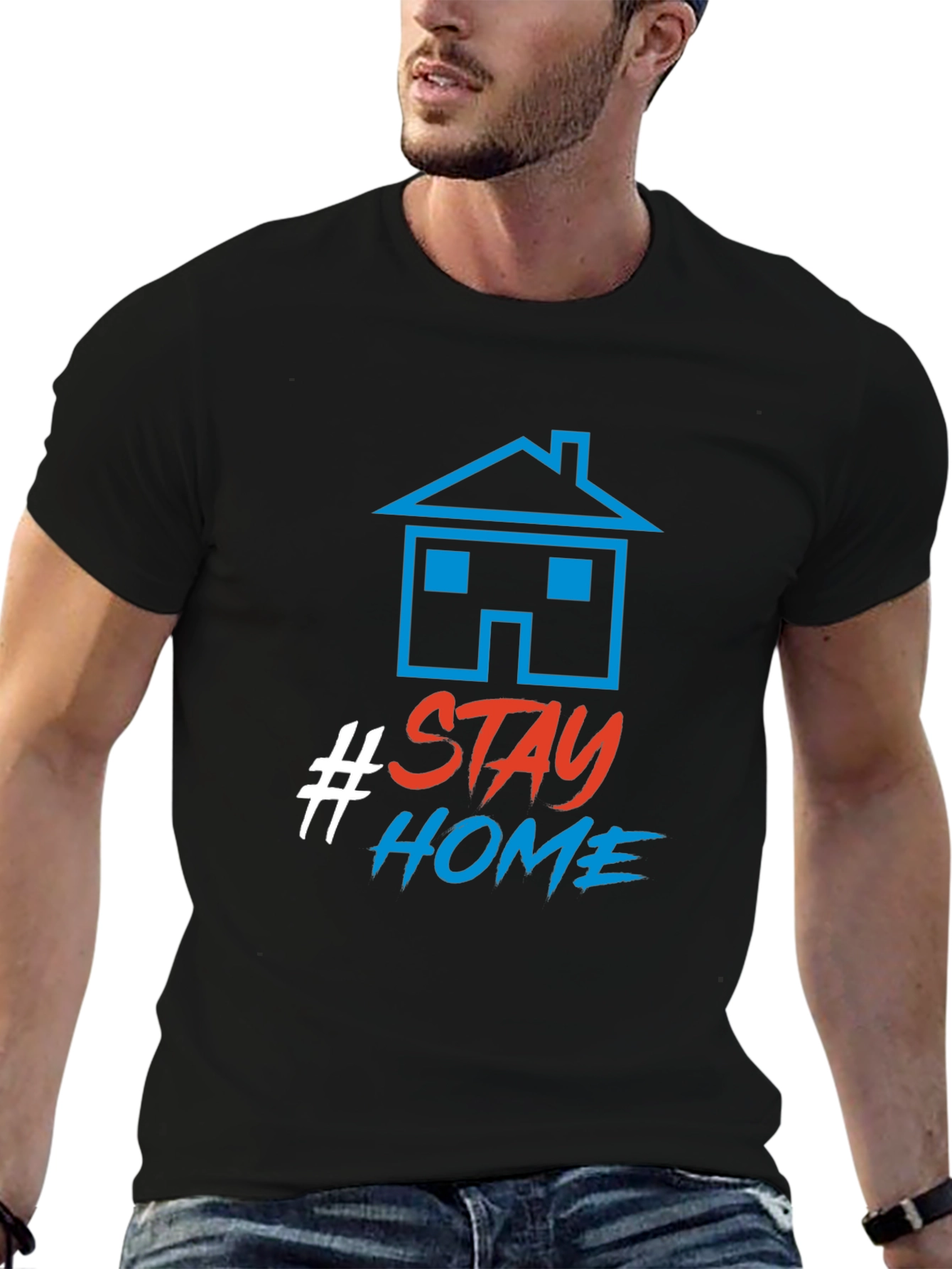 Stay Home T-Shirt - Graphic Tee