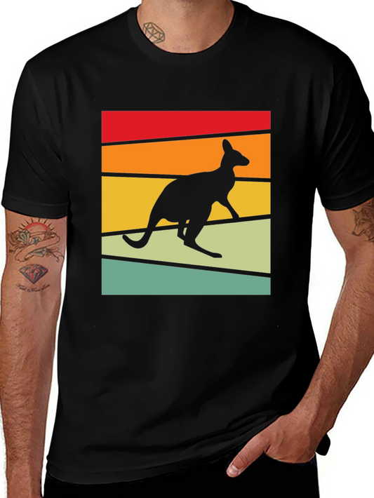 Retro Kangaroo T-Shirt - Vintage Animal Tee