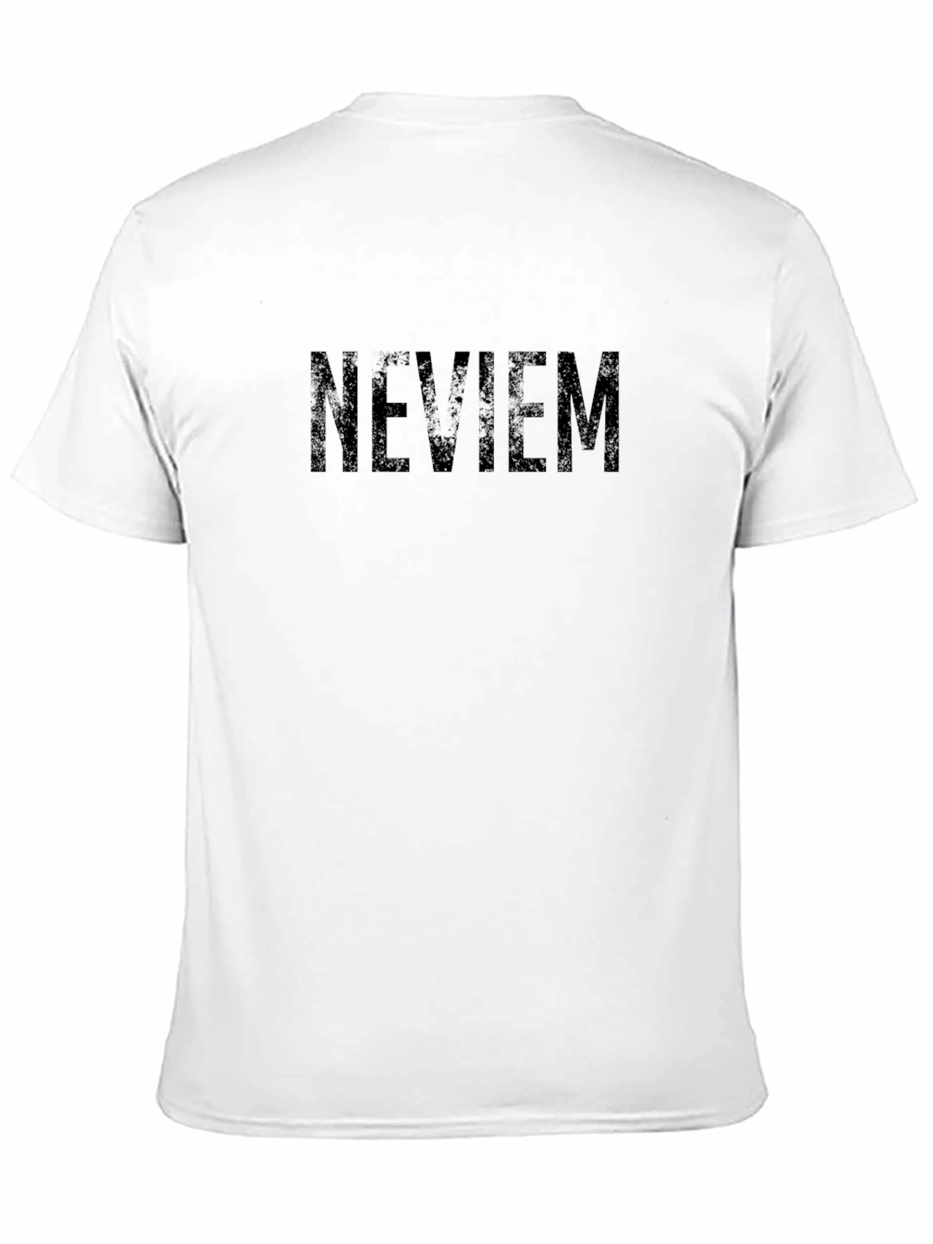 NEVIEM Black T-Shirt - Modern Graphic Tee