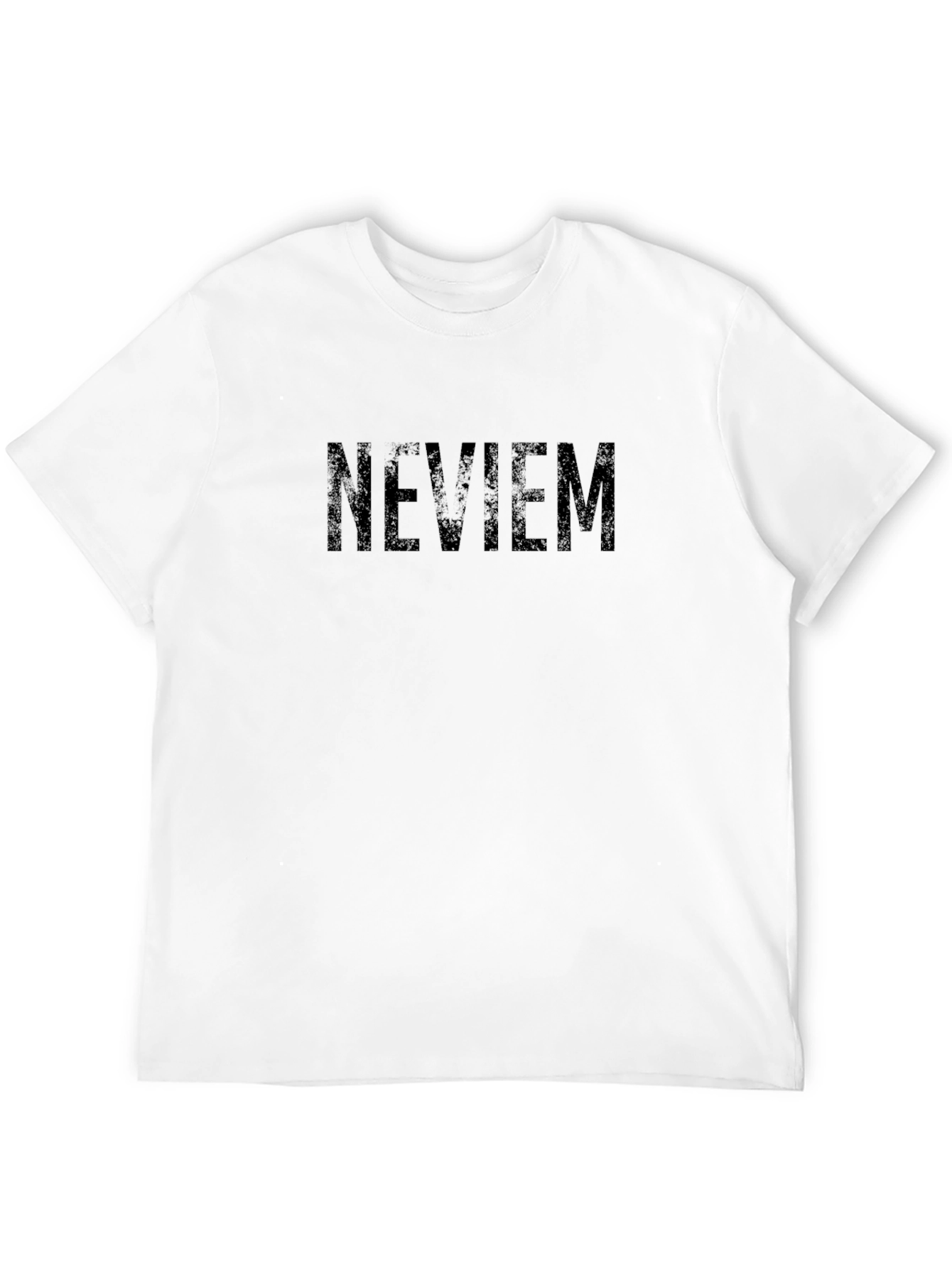 NEVIEM Black T-Shirt - Modern Graphic Tee