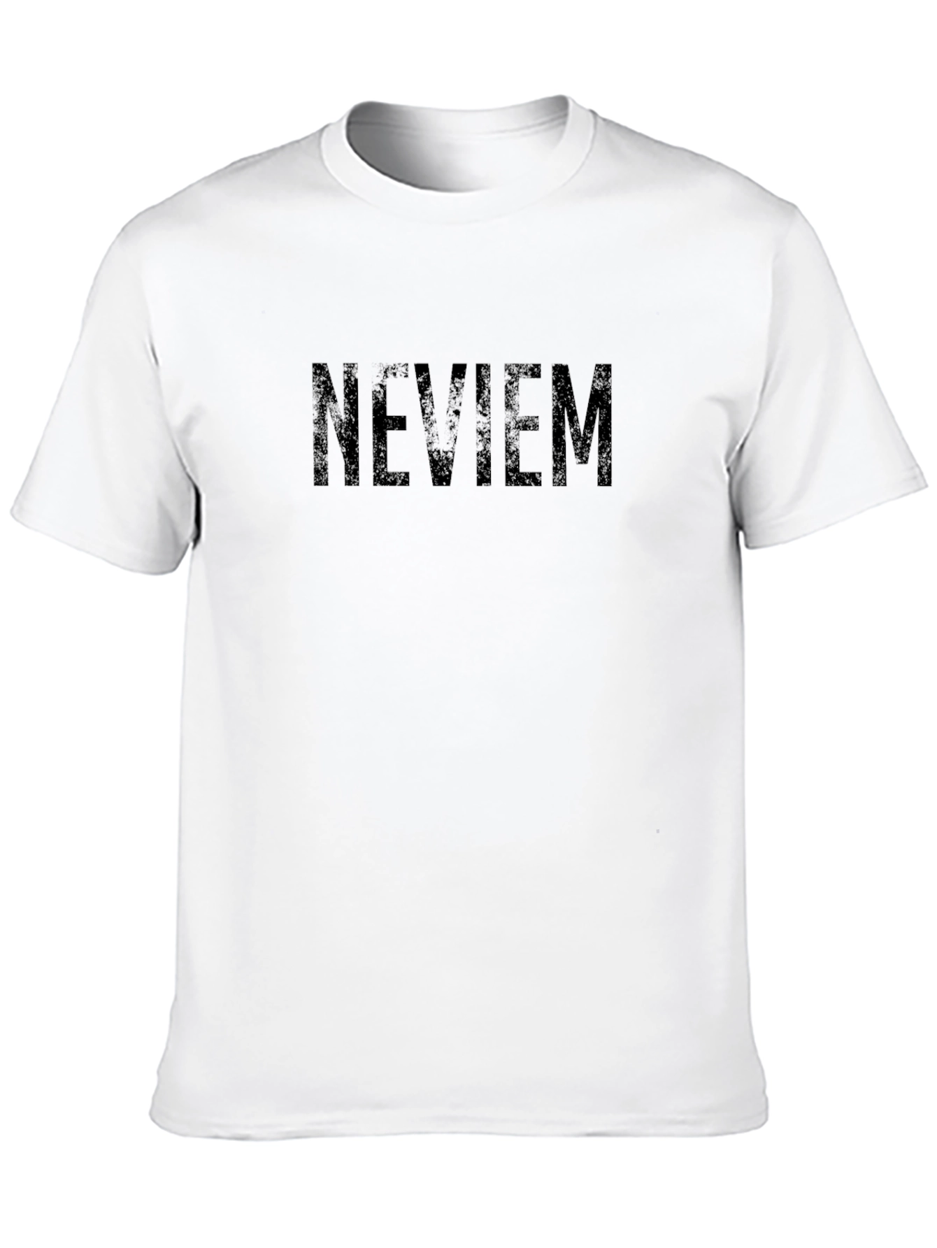 NEVIEM Black T-Shirt - Modern Graphic Tee