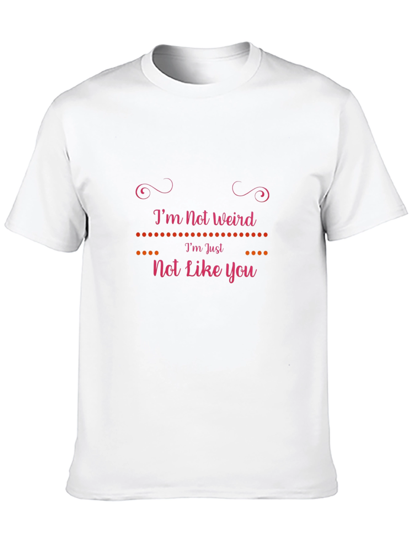 Im Not Weird T-Shirt: Unique Graphic Tee