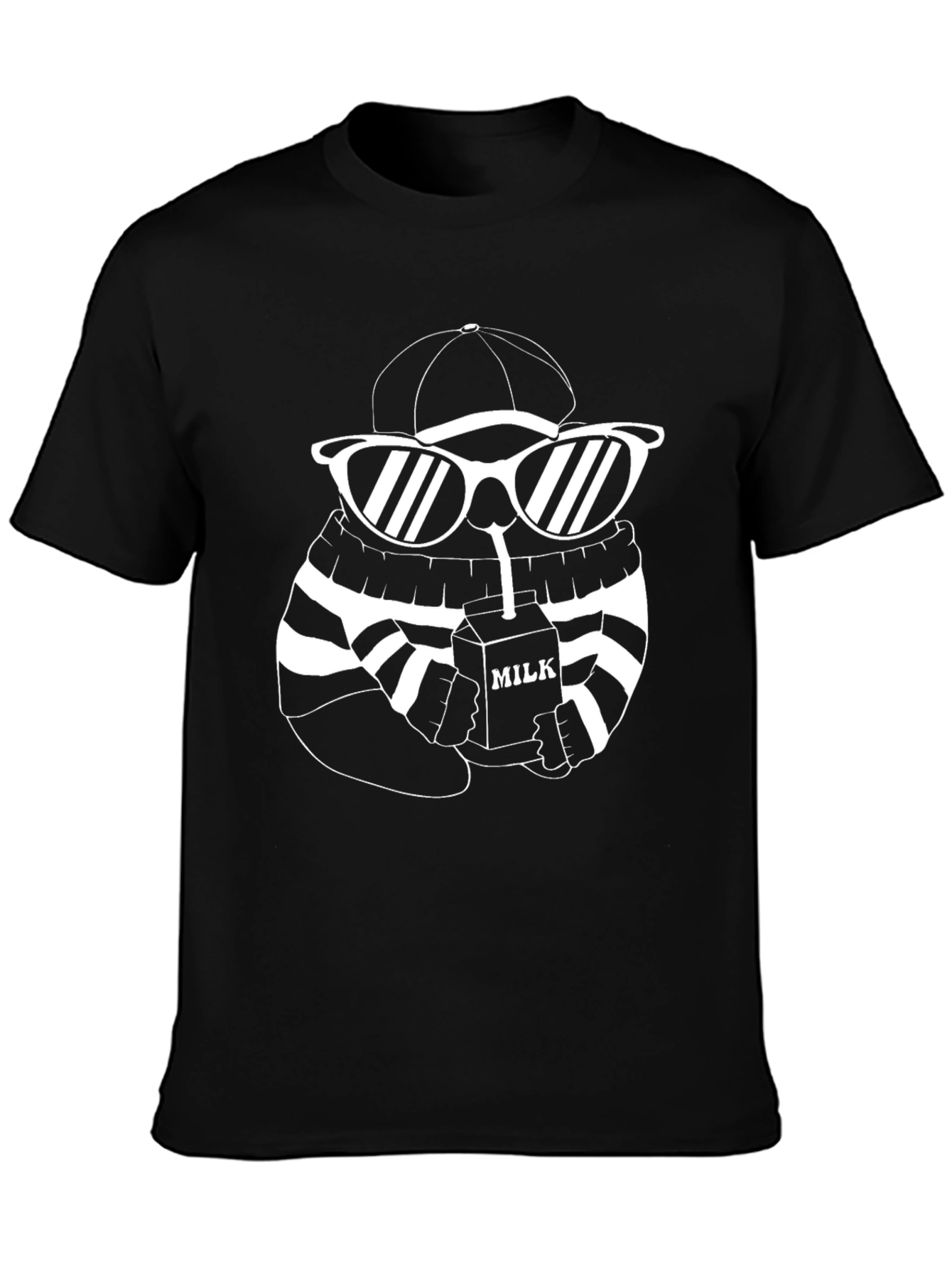 Cool Milk Cartoon T-Shirt