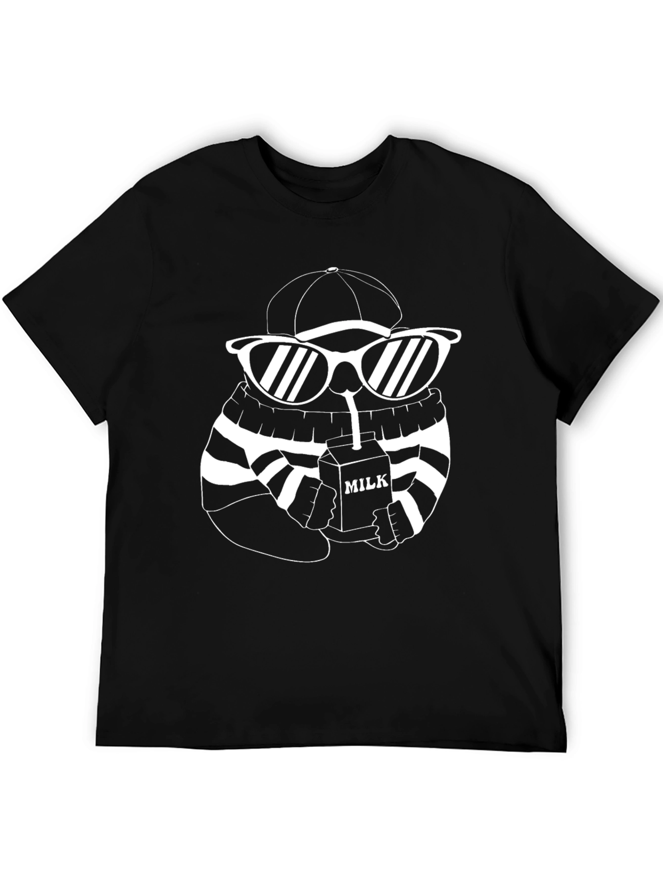 Cool Milk Cartoon T-Shirt