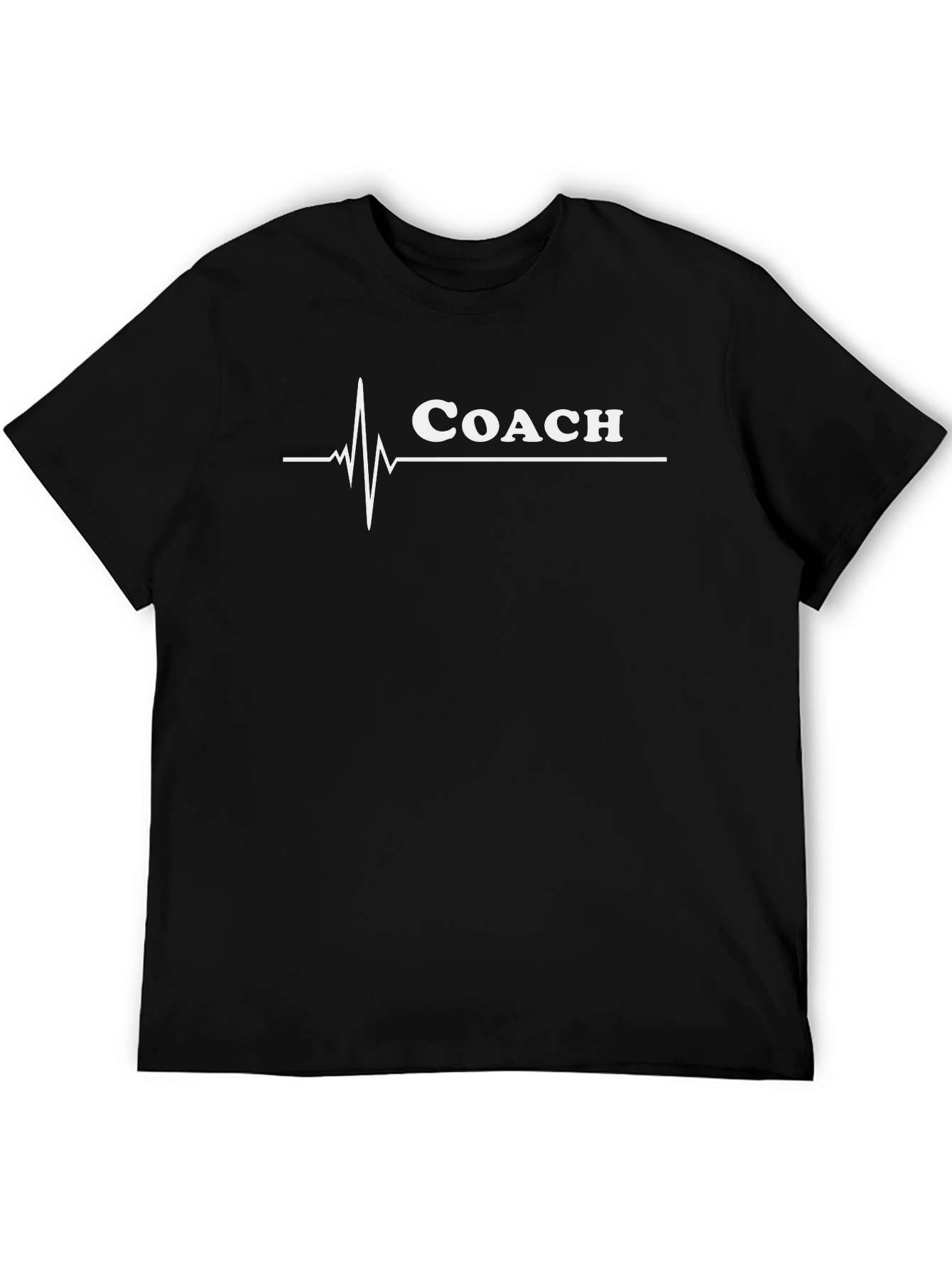 Coach Heartbeat T-Shirt - Black Cotton Tee
