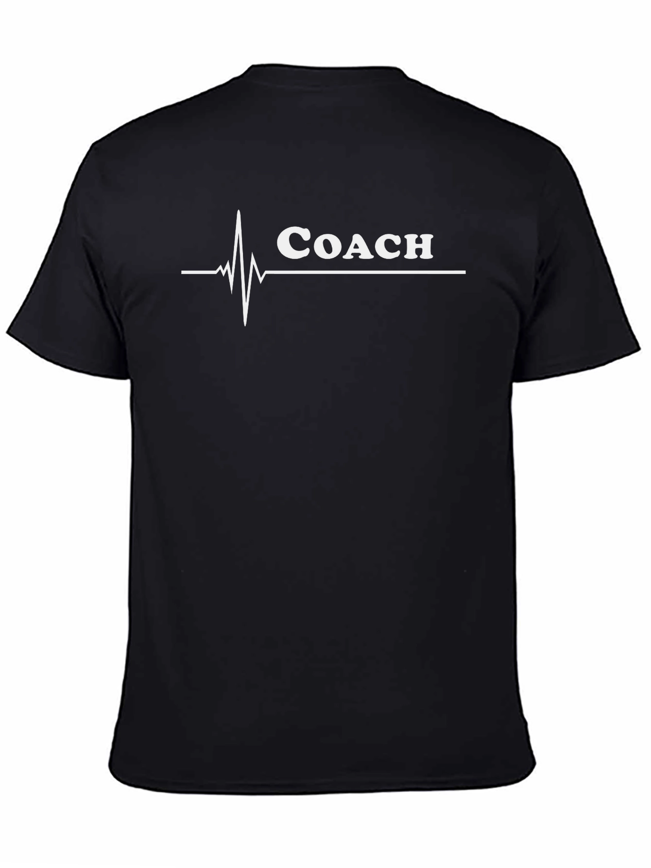 Coach Heartbeat T-Shirt - Black Cotton Tee