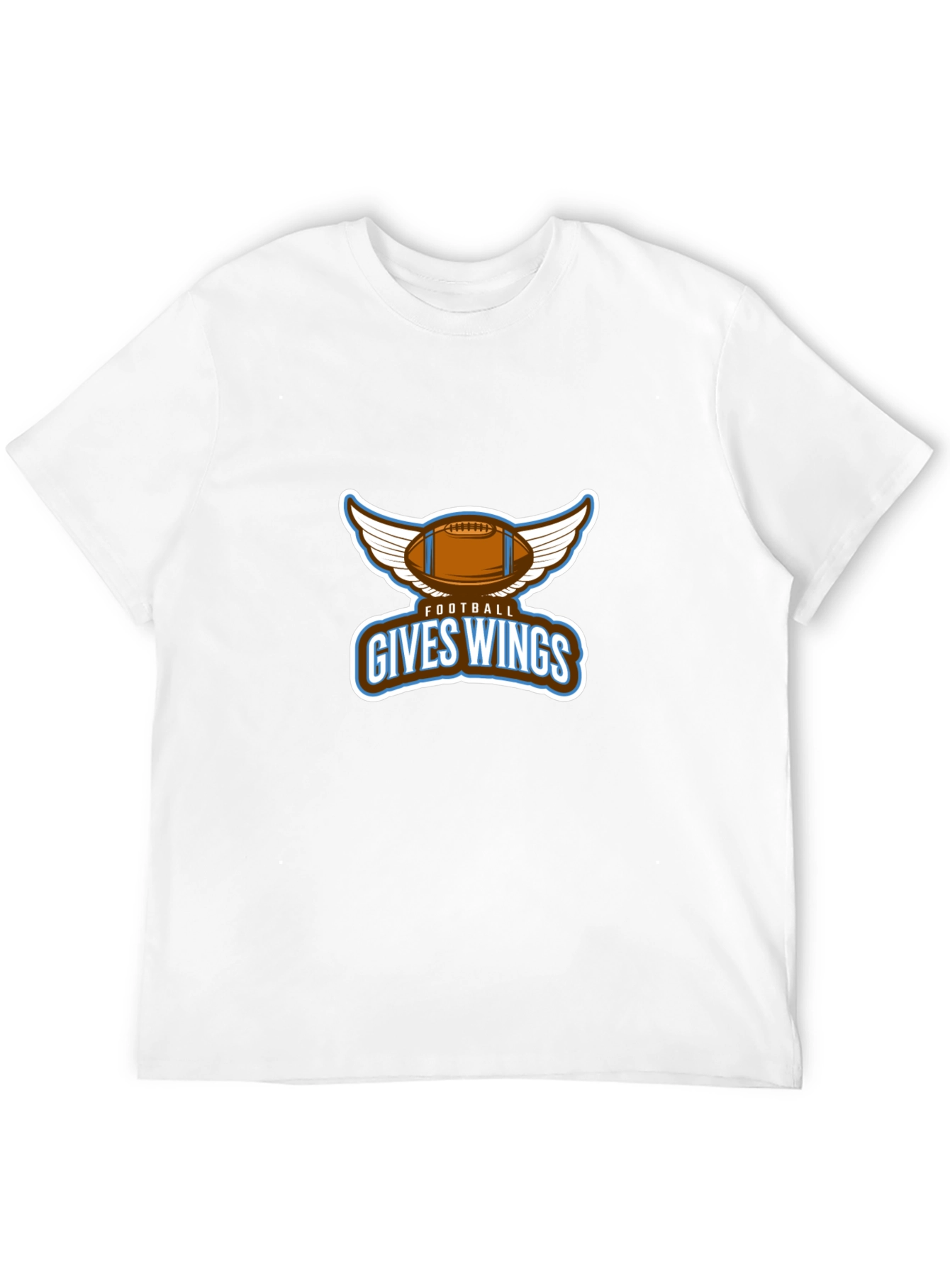 Football Gives Wings Black T-Shirt