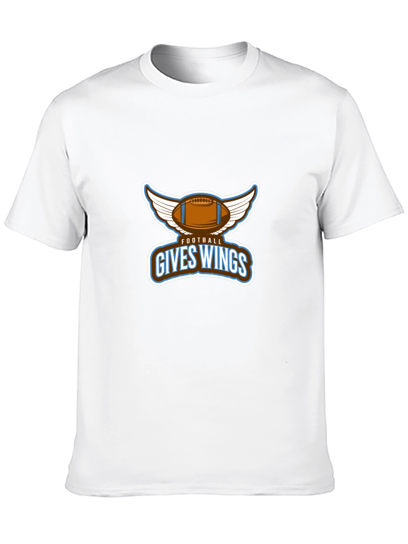 Football Gives Wings Black T-Shirt