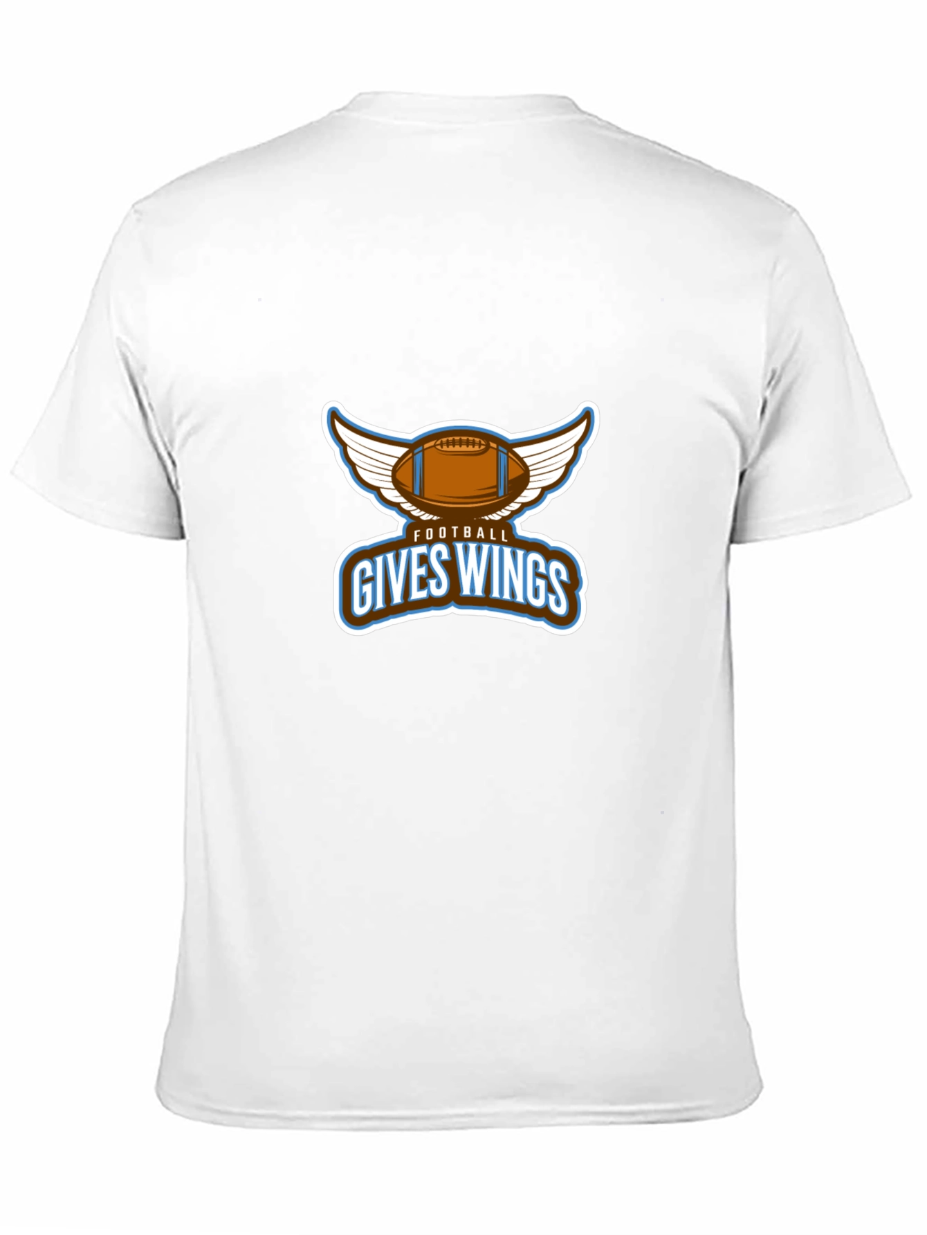 Football Gives Wings Black T-Shirt