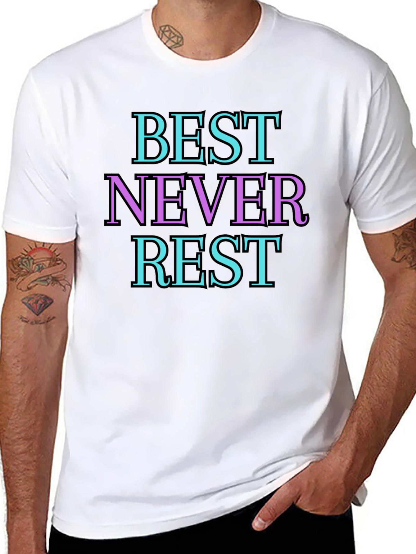 Best Never Rest T-Shirt - Motivational Apparel