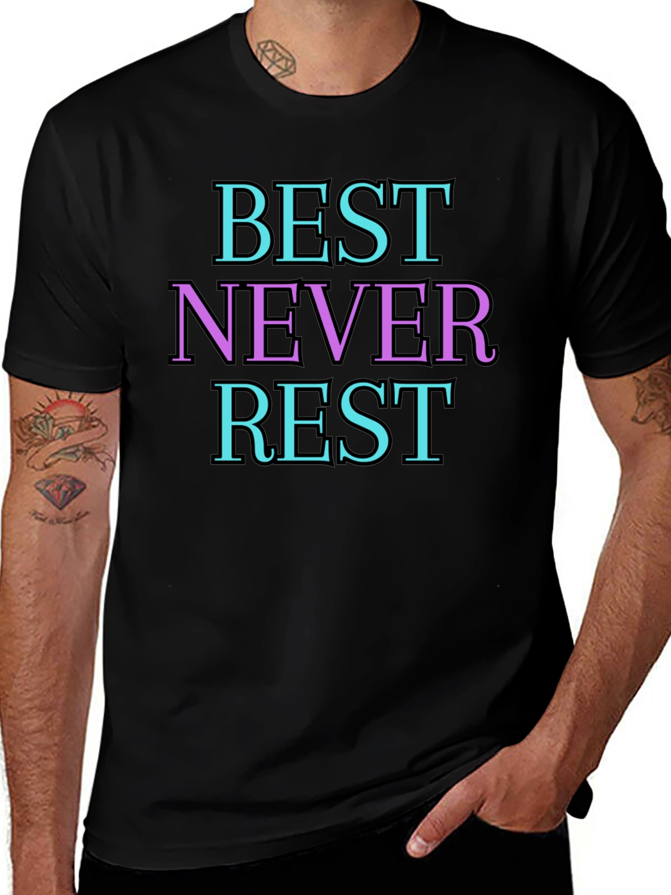 Best Never Rest T-Shirt - Motivational Apparel