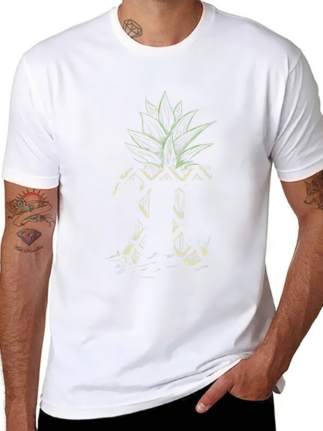 Pineapple Pi Black T-Shirt