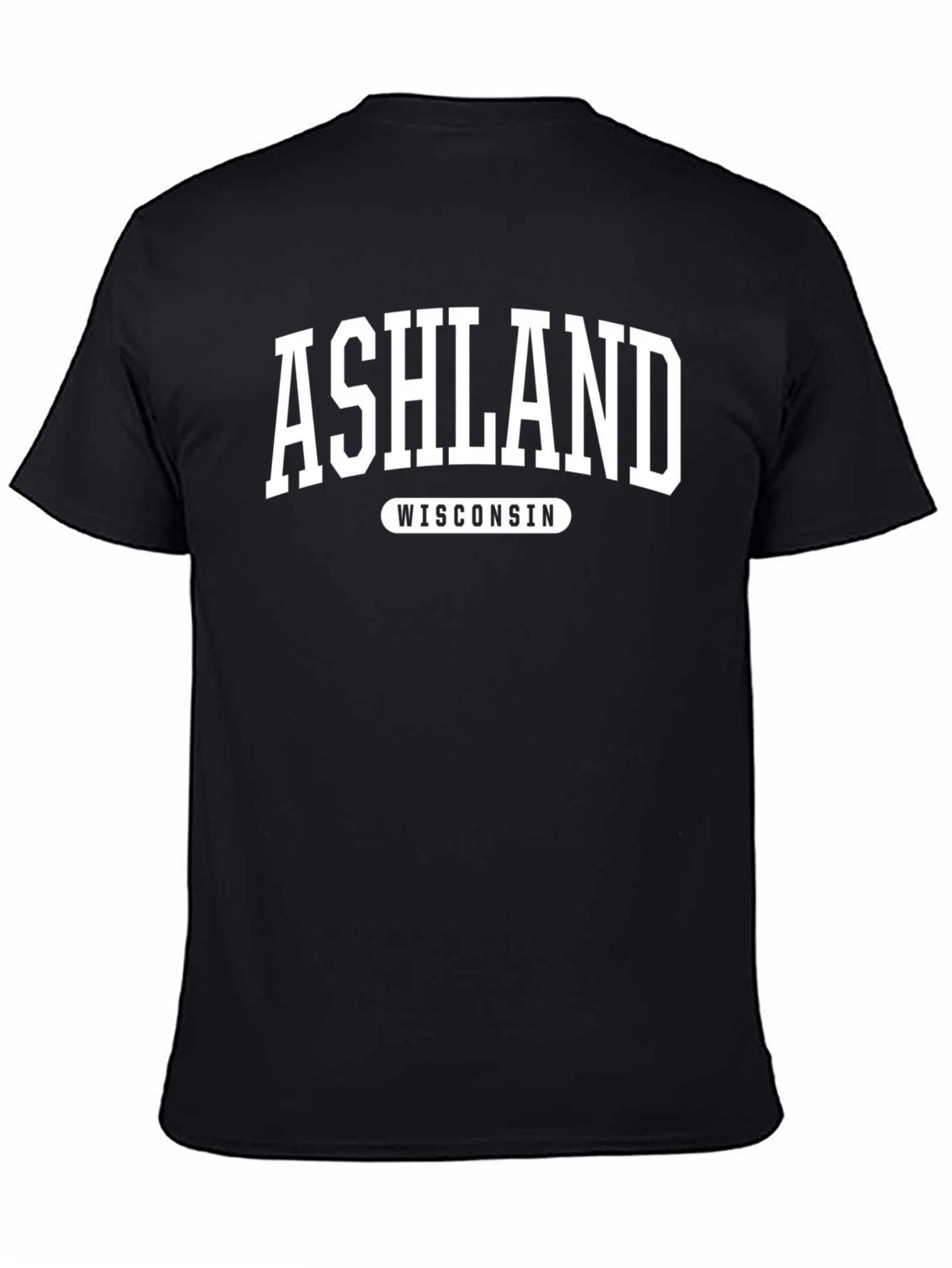Ashland Wisconsin Black T-Shirt