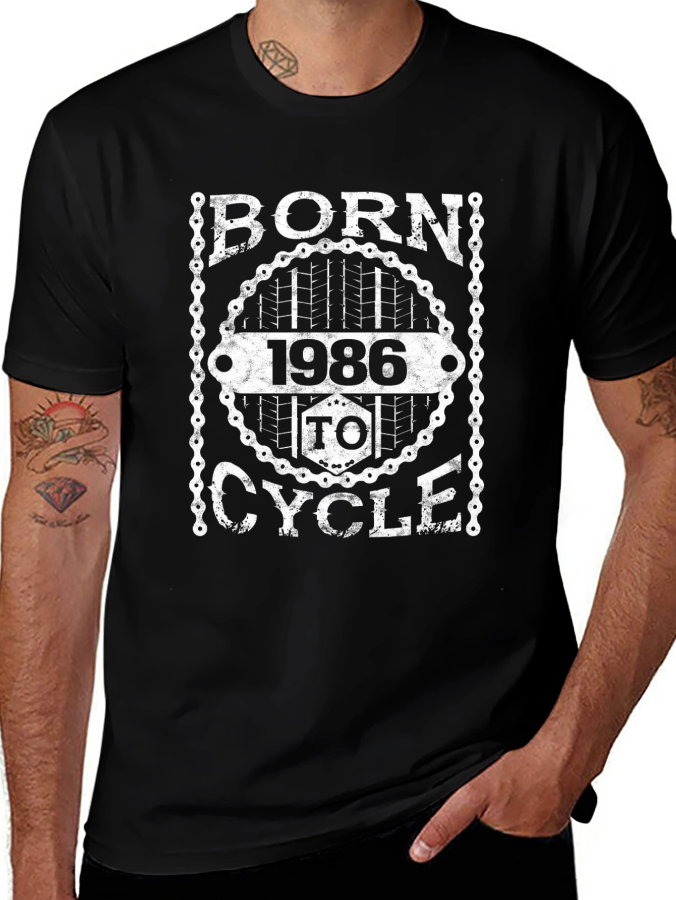 Born 1986 to Cycle Graphic T-Shirt