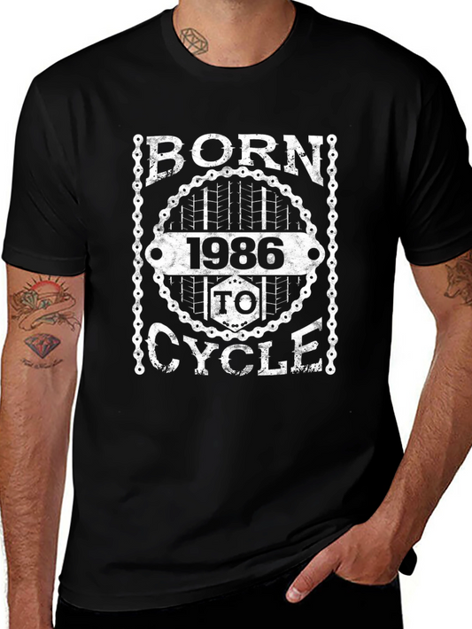 Born 1986 to Cycle Graphic T-Shirt