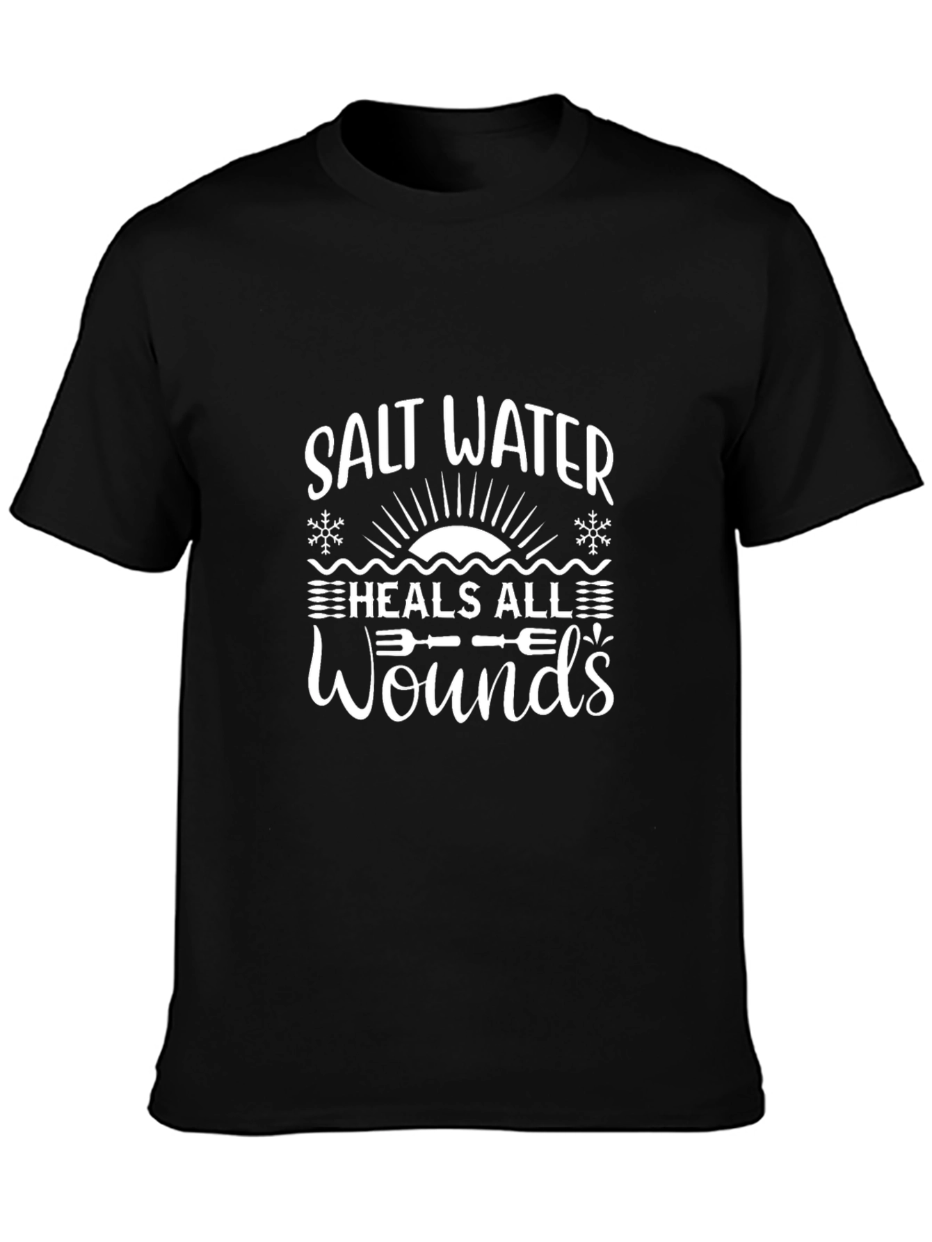 Salt Water Heals All Wounds Graphic T-Shirt