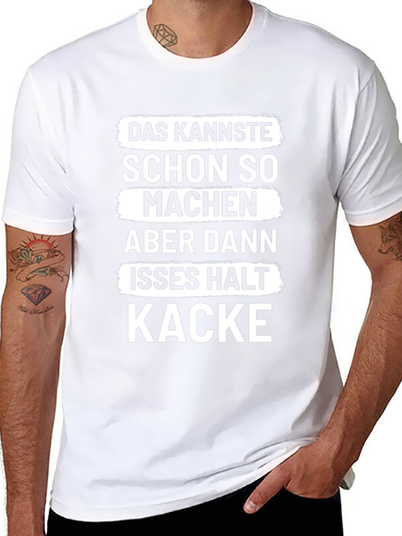 Funny German Kacke T-Shirt - You can do that...