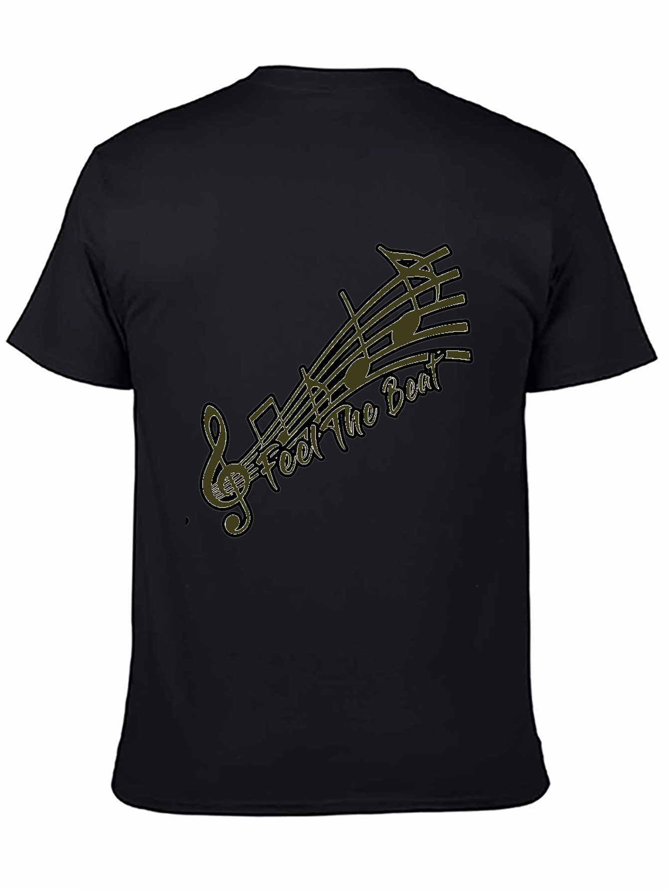 Feel The Beat Graphic Tee - Black