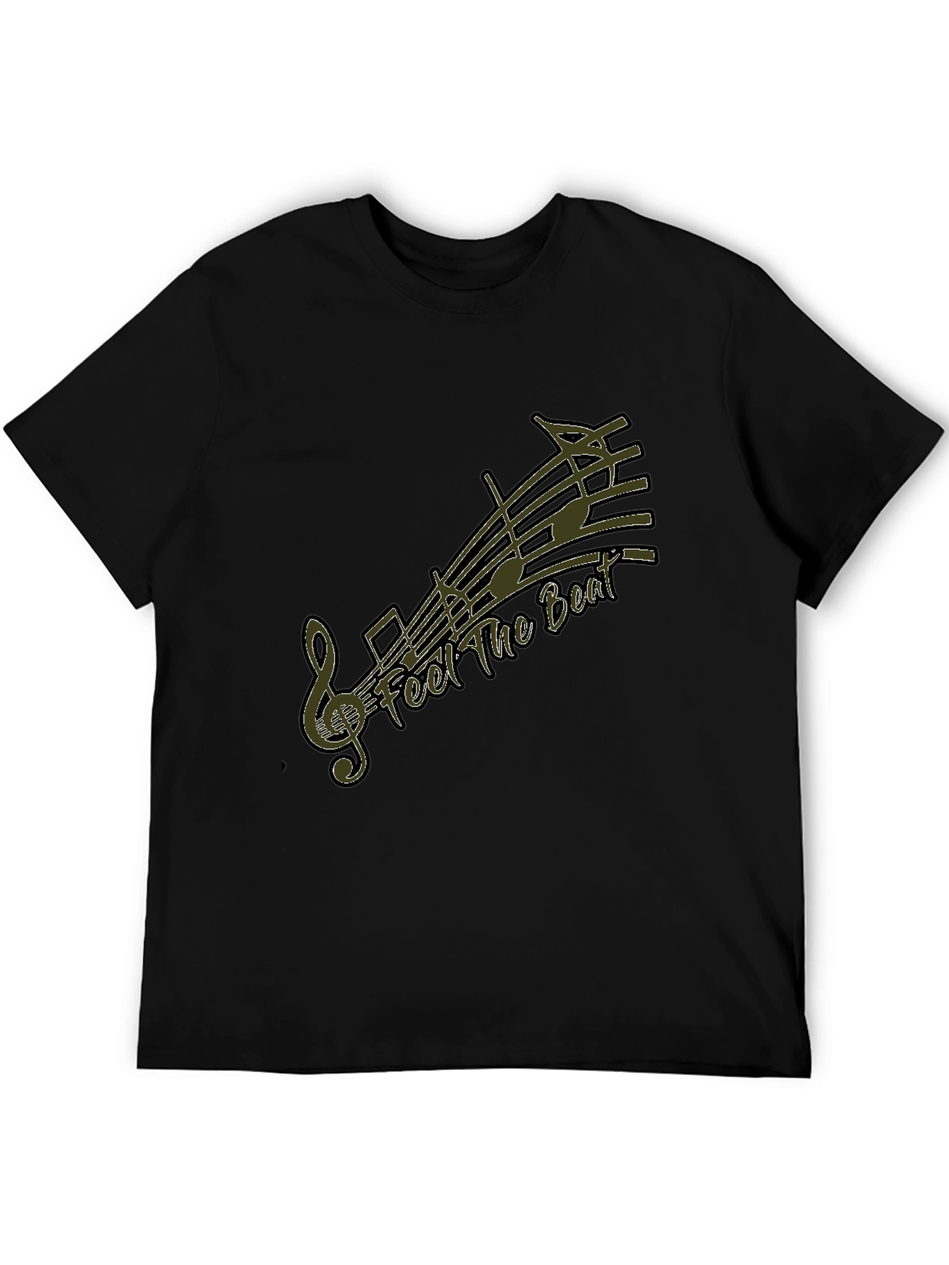 Feel The Beat Graphic Tee - Black