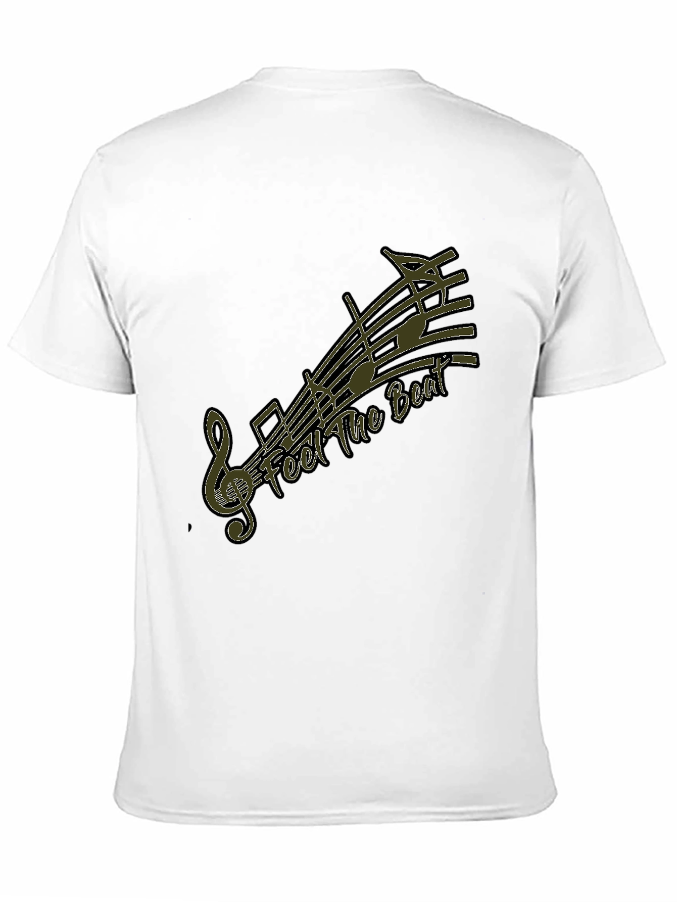 Feel The Beat Graphic Tee - Black