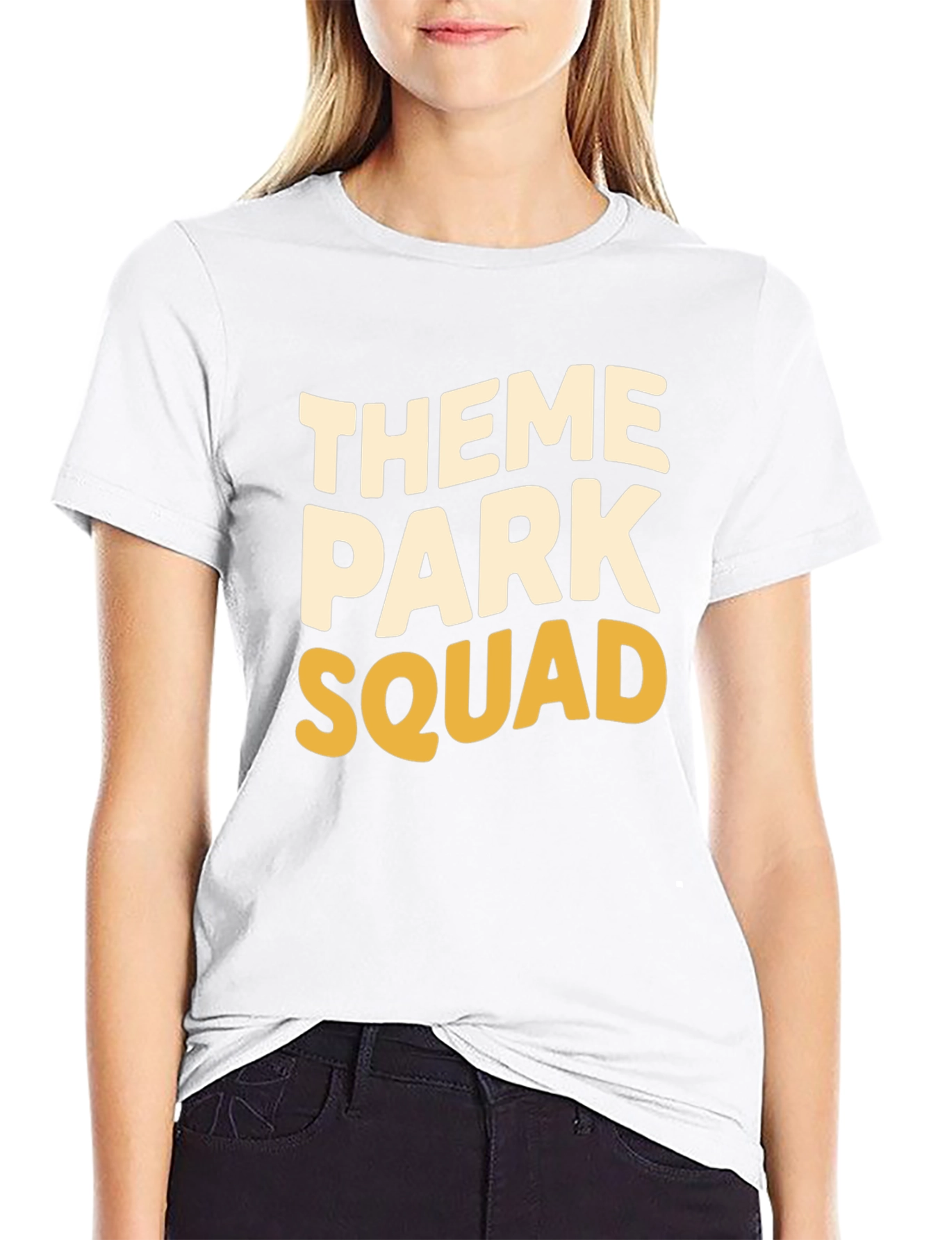 Theme Park Squad T-Shirt - Comfortable Black Tee