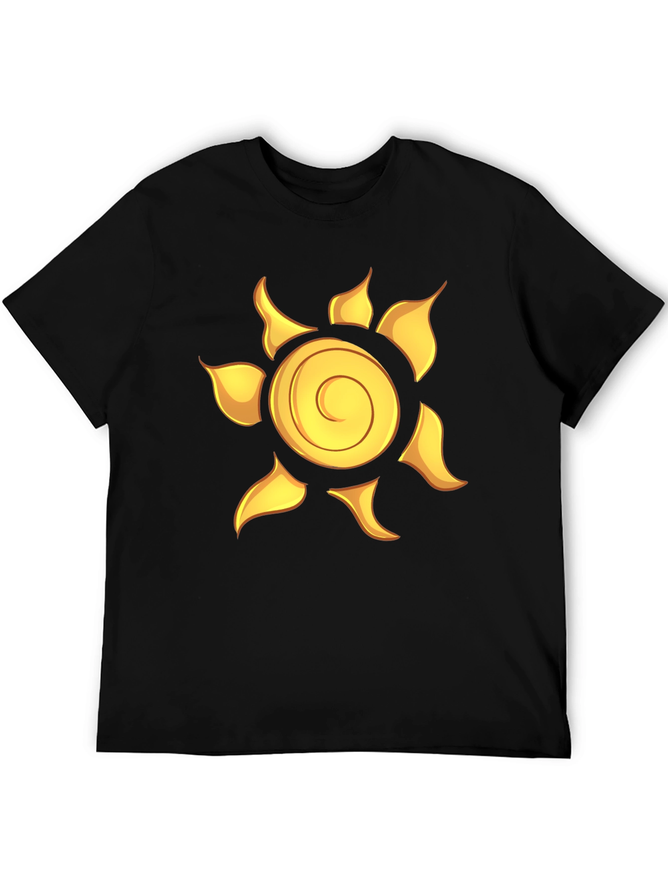 Rapunzel Sun Symbol T-Shirt Black