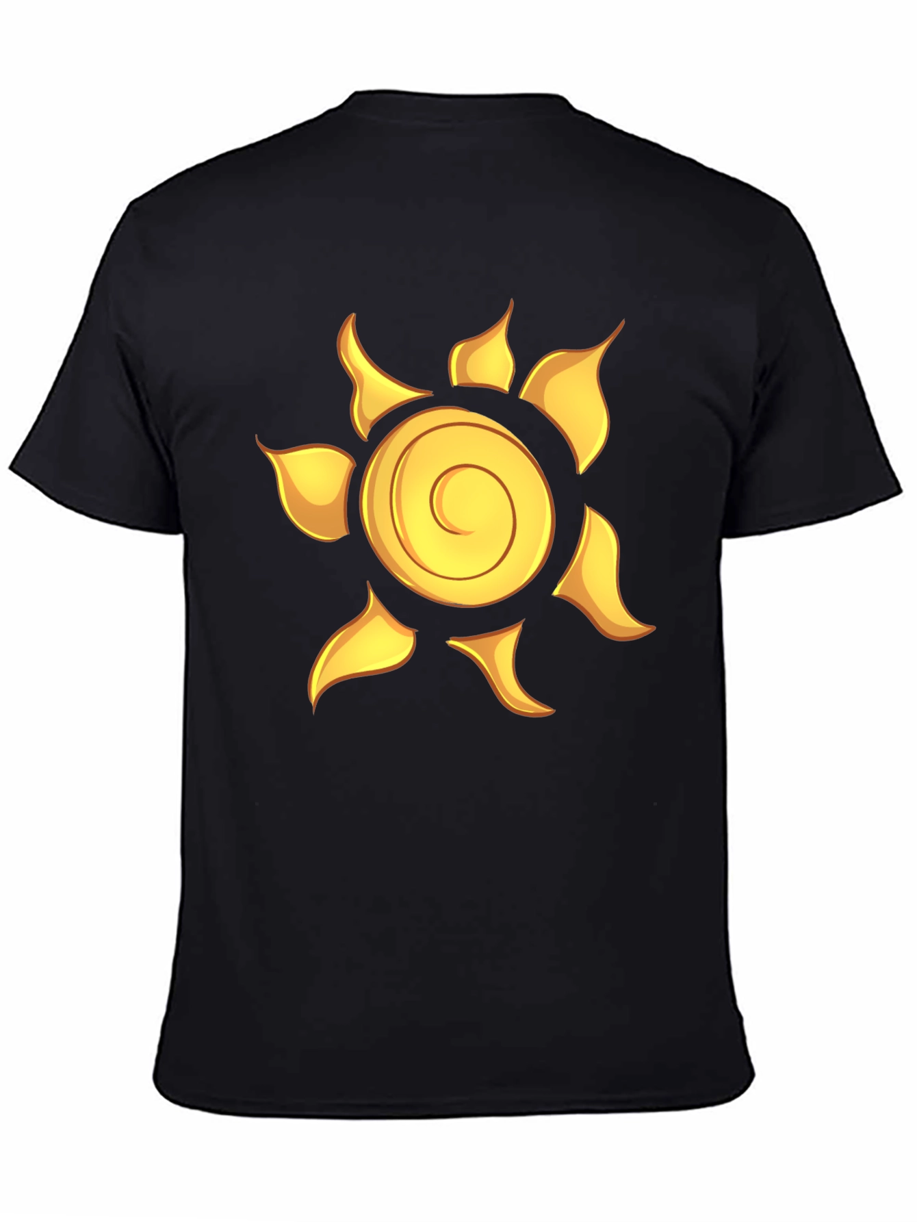 Rapunzel Sun Symbol T-Shirt Black
