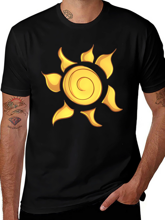 Rapunzel Sun Symbol T-Shirt Black