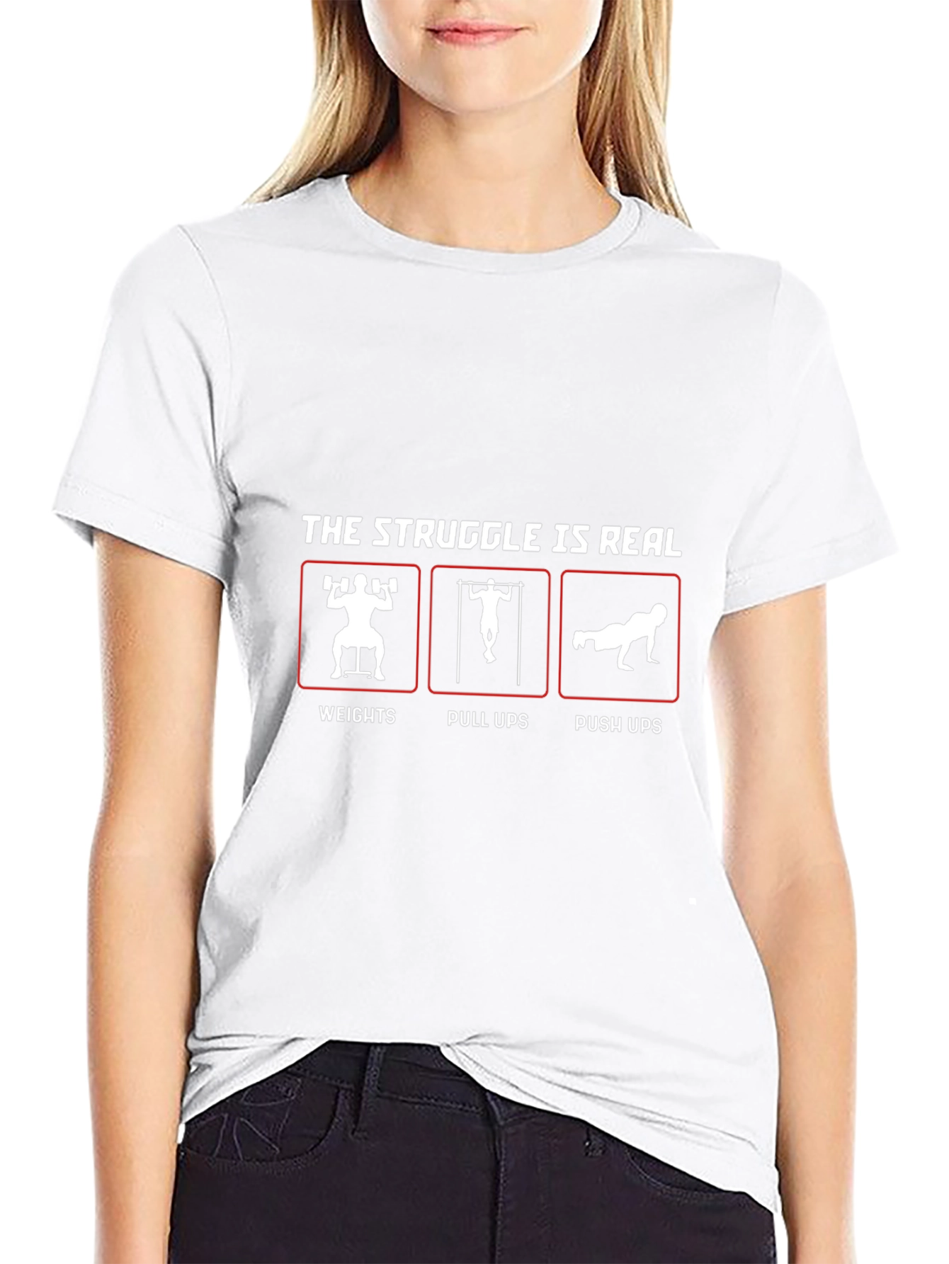 The Struggle Is Real Workout T-Shirt