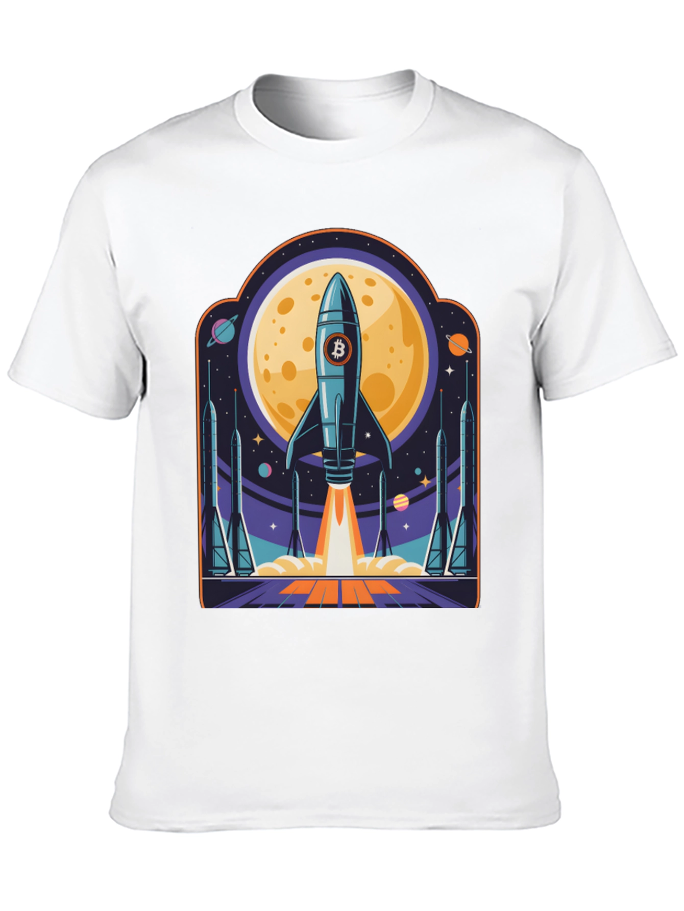 Bitcoin Rocket Launch T-Shirt