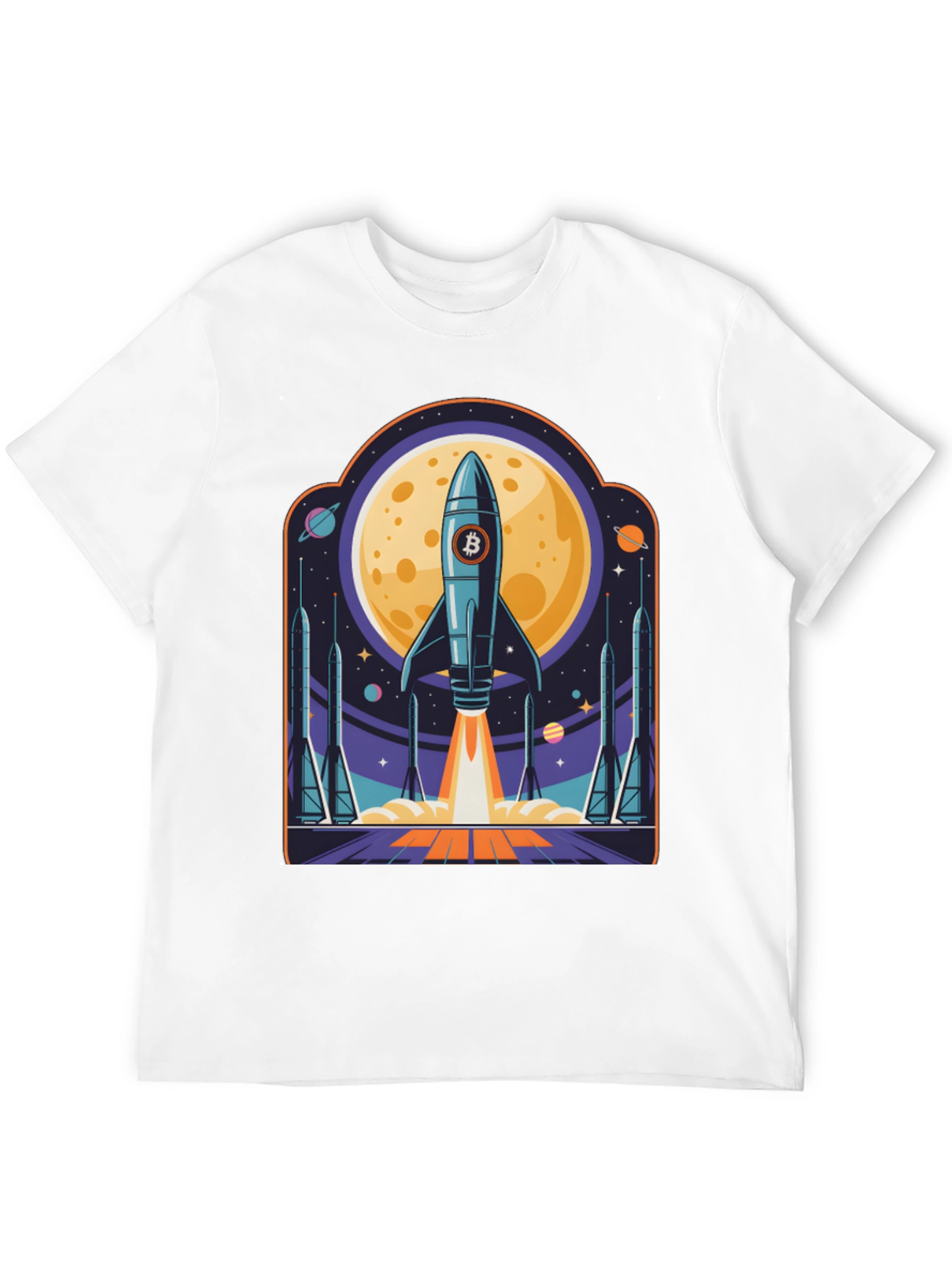 Bitcoin Rocket Launch T-Shirt