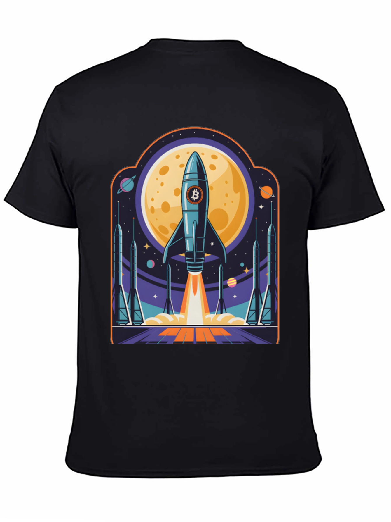 Bitcoin Rocket Launch T-Shirt