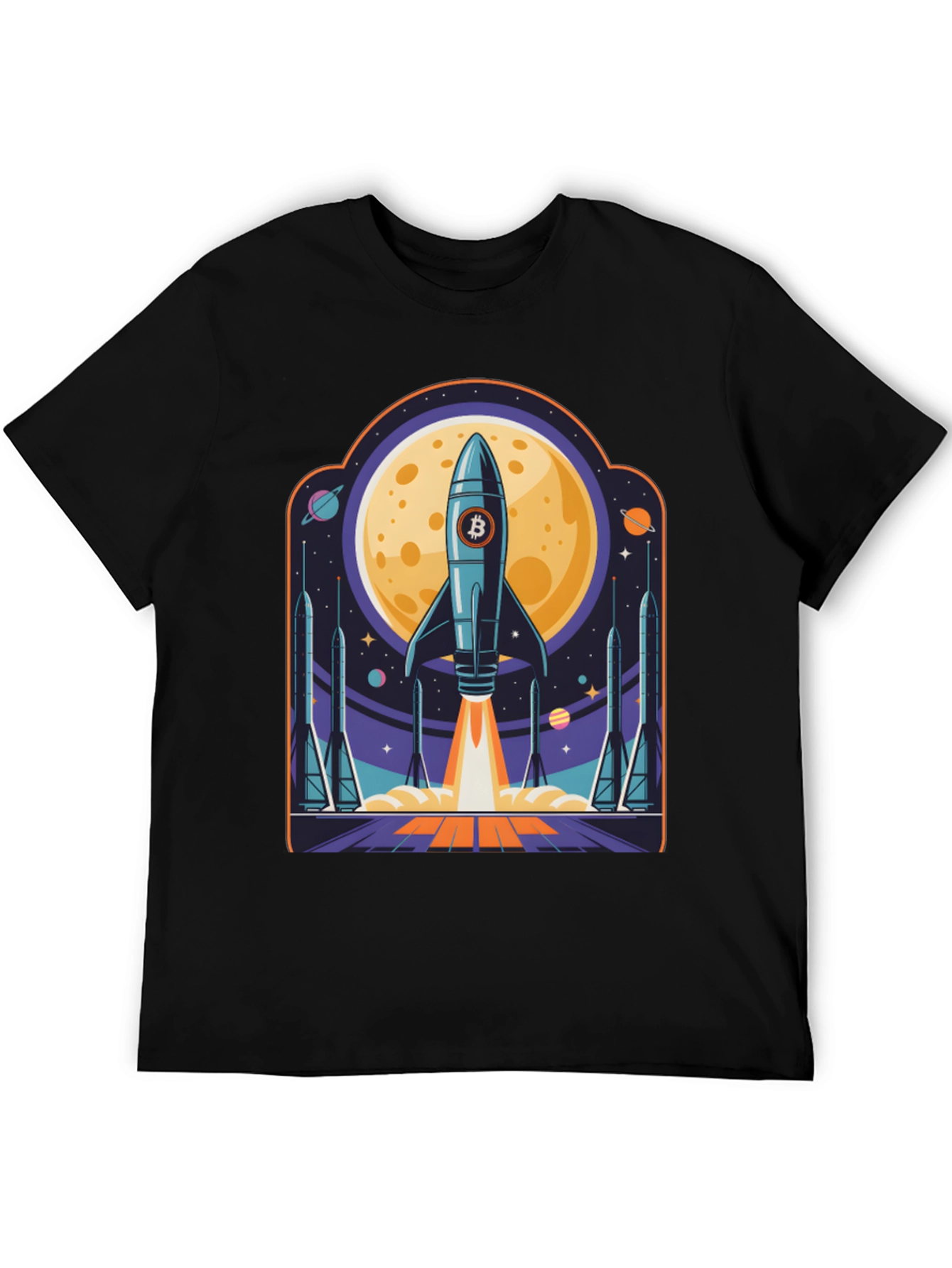 Bitcoin Rocket Launch T-Shirt