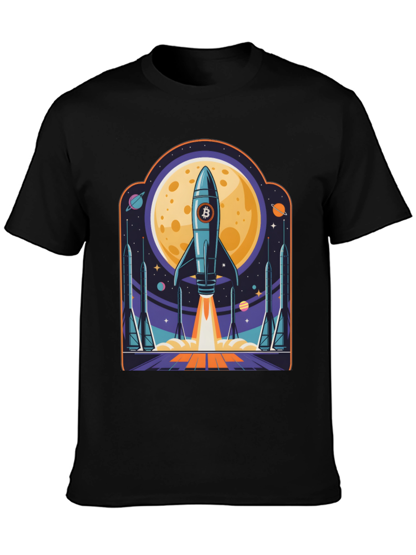 Bitcoin Rocket Launch T-Shirt