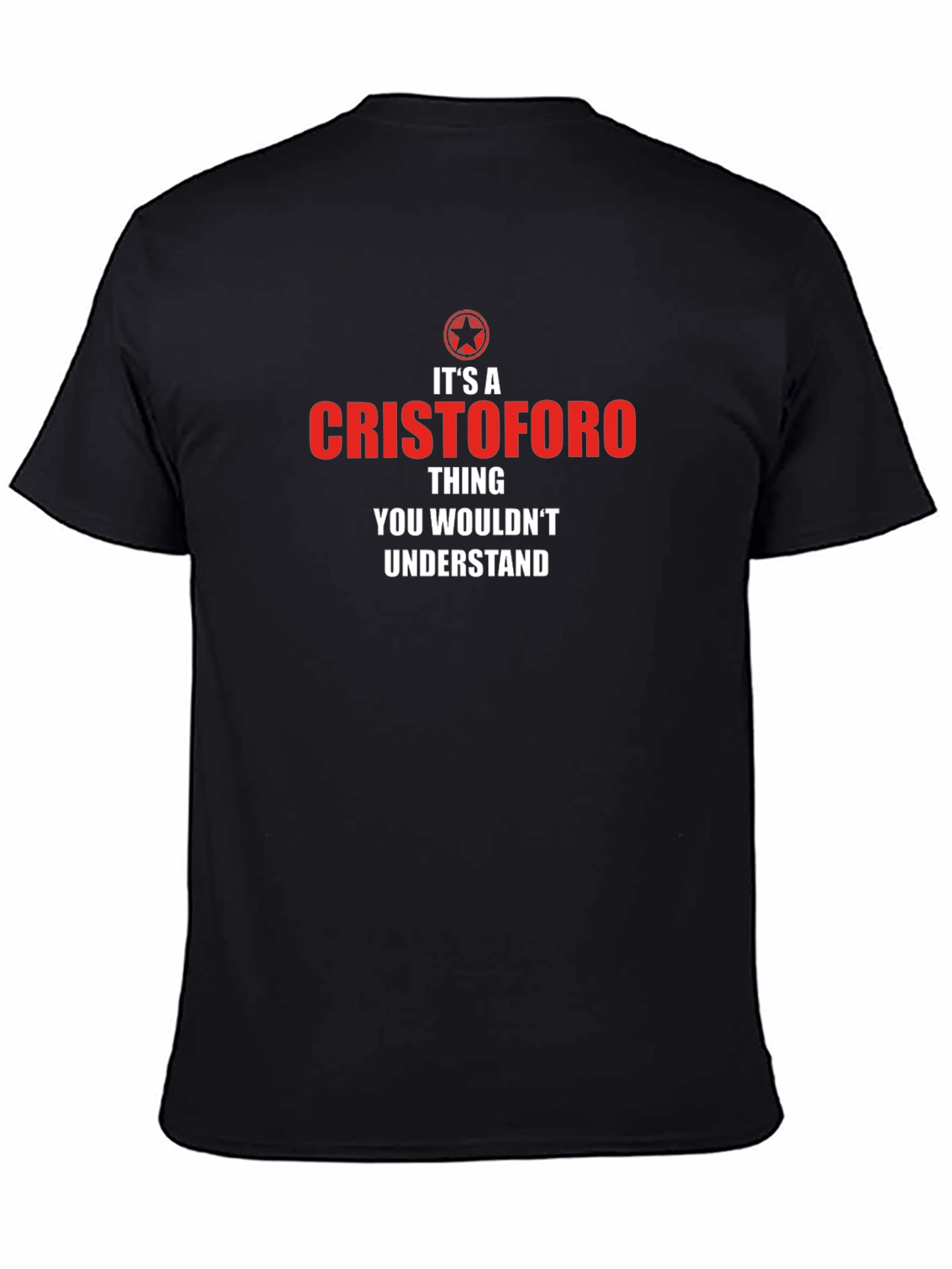 Cristoforo Thing T-Shirt - Novelty Gift Tee