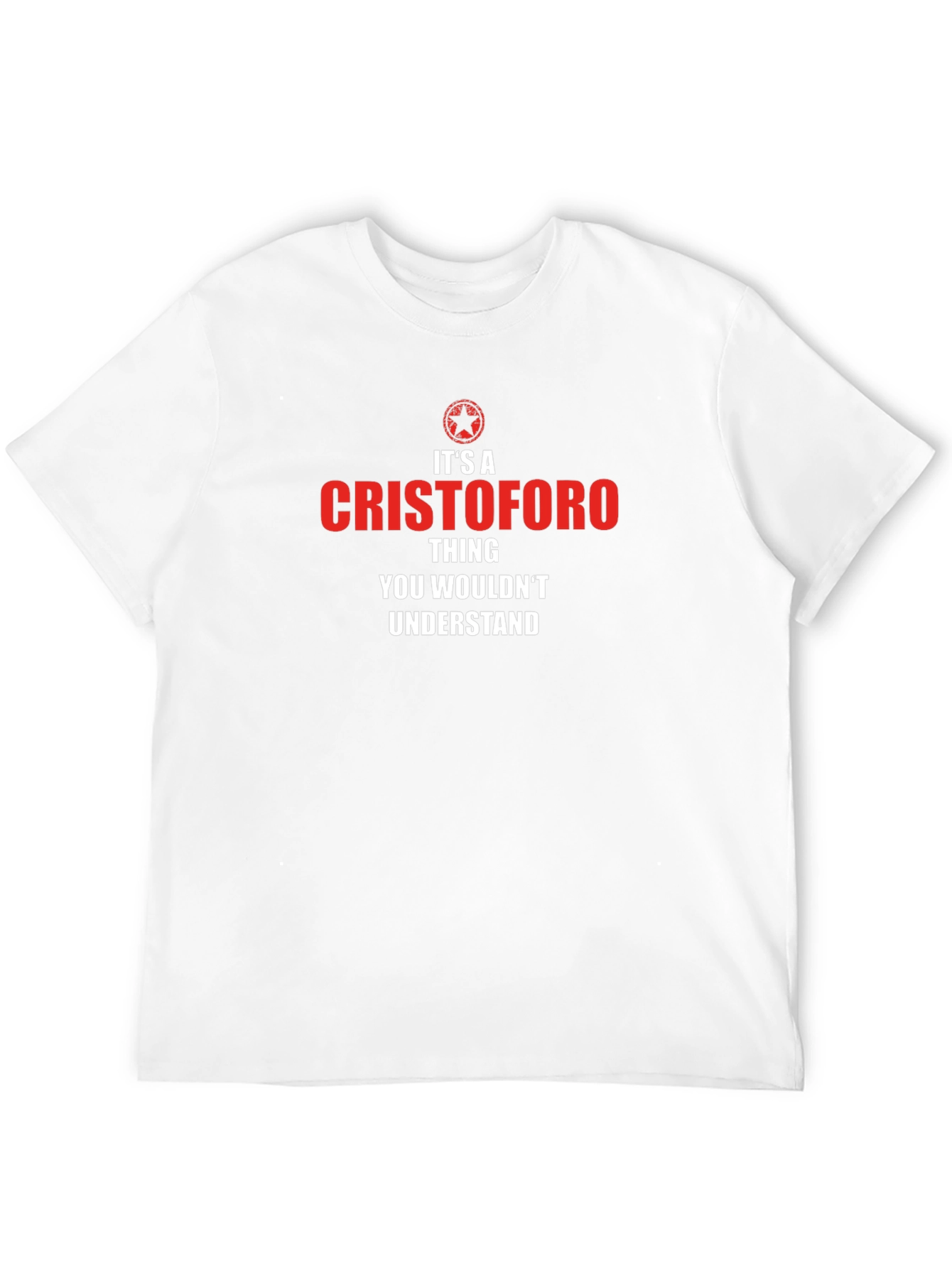 Cristoforo Thing T-Shirt - Novelty Gift Tee