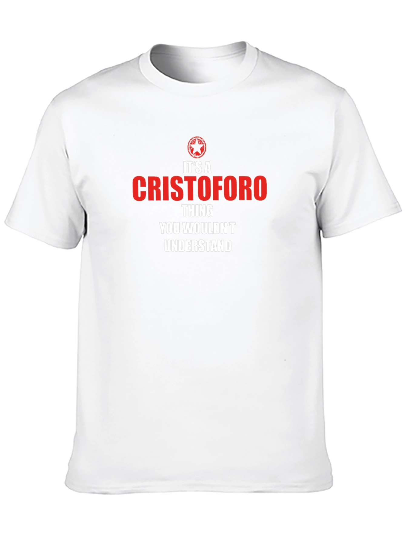 Cristoforo Thing T-Shirt - Novelty Gift Tee